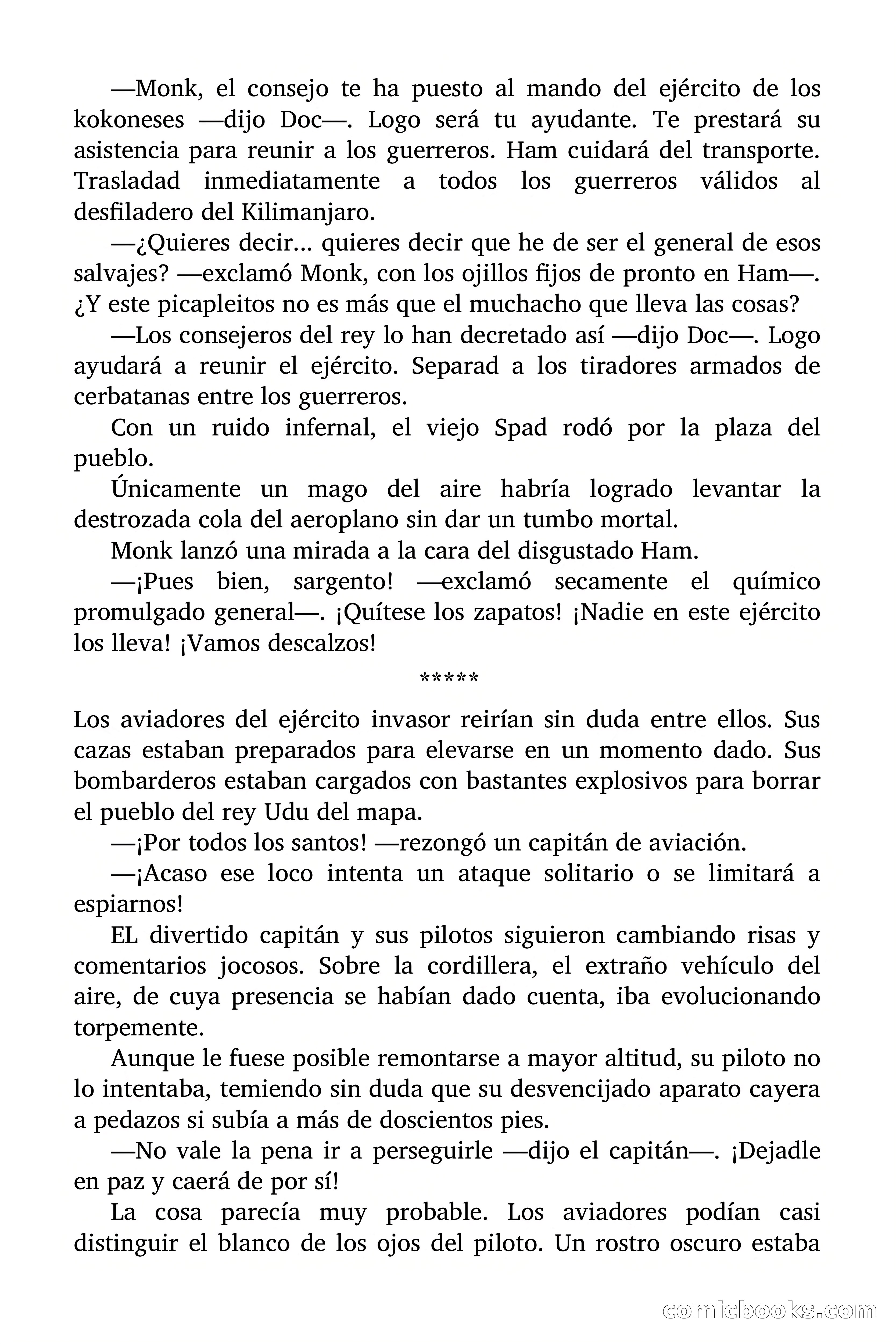 Doc Savage: El país del Largo Jujú — page 114 of 158