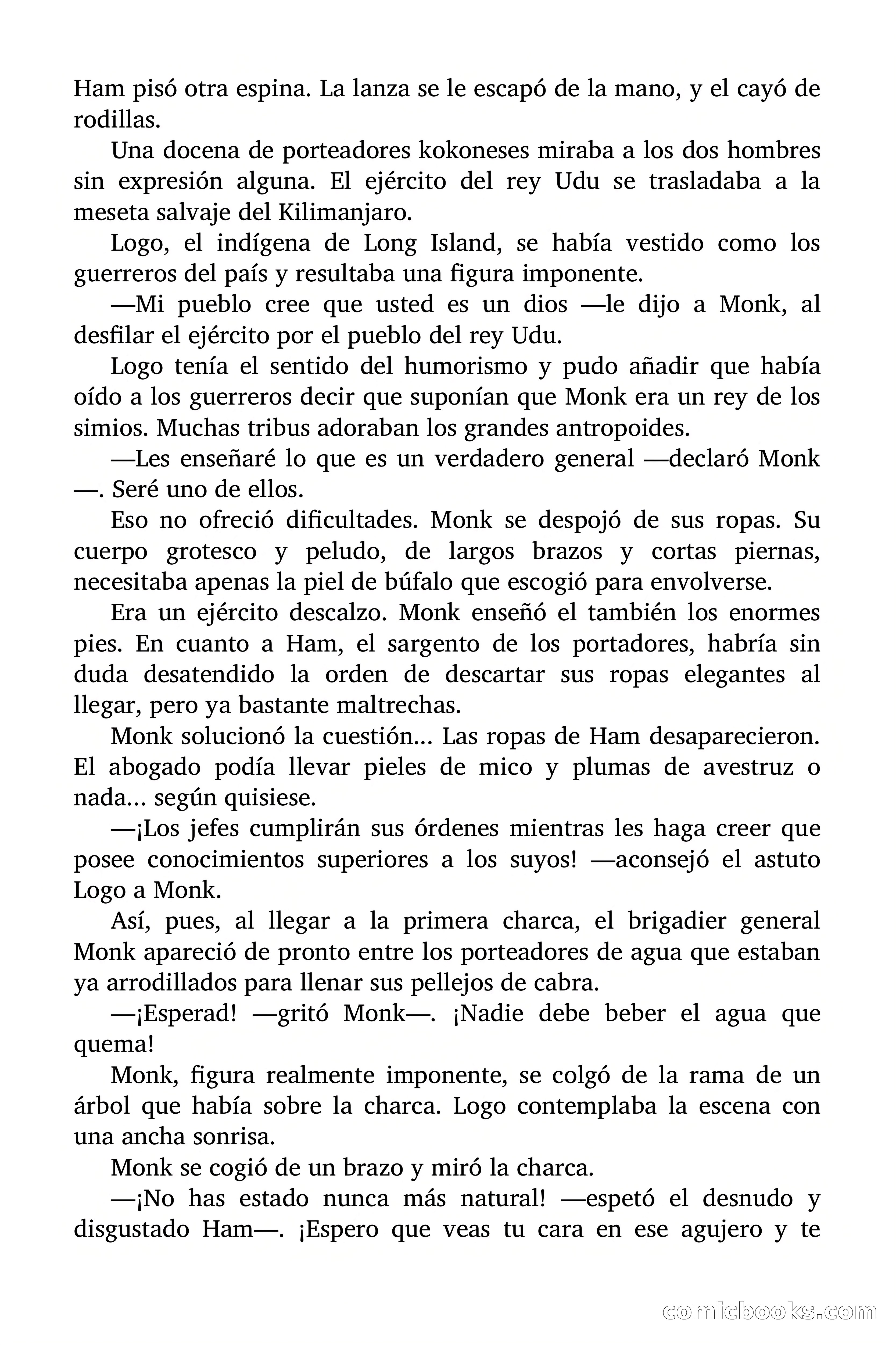 Doc Savage: El país del Largo Jujú — page 121 of 158