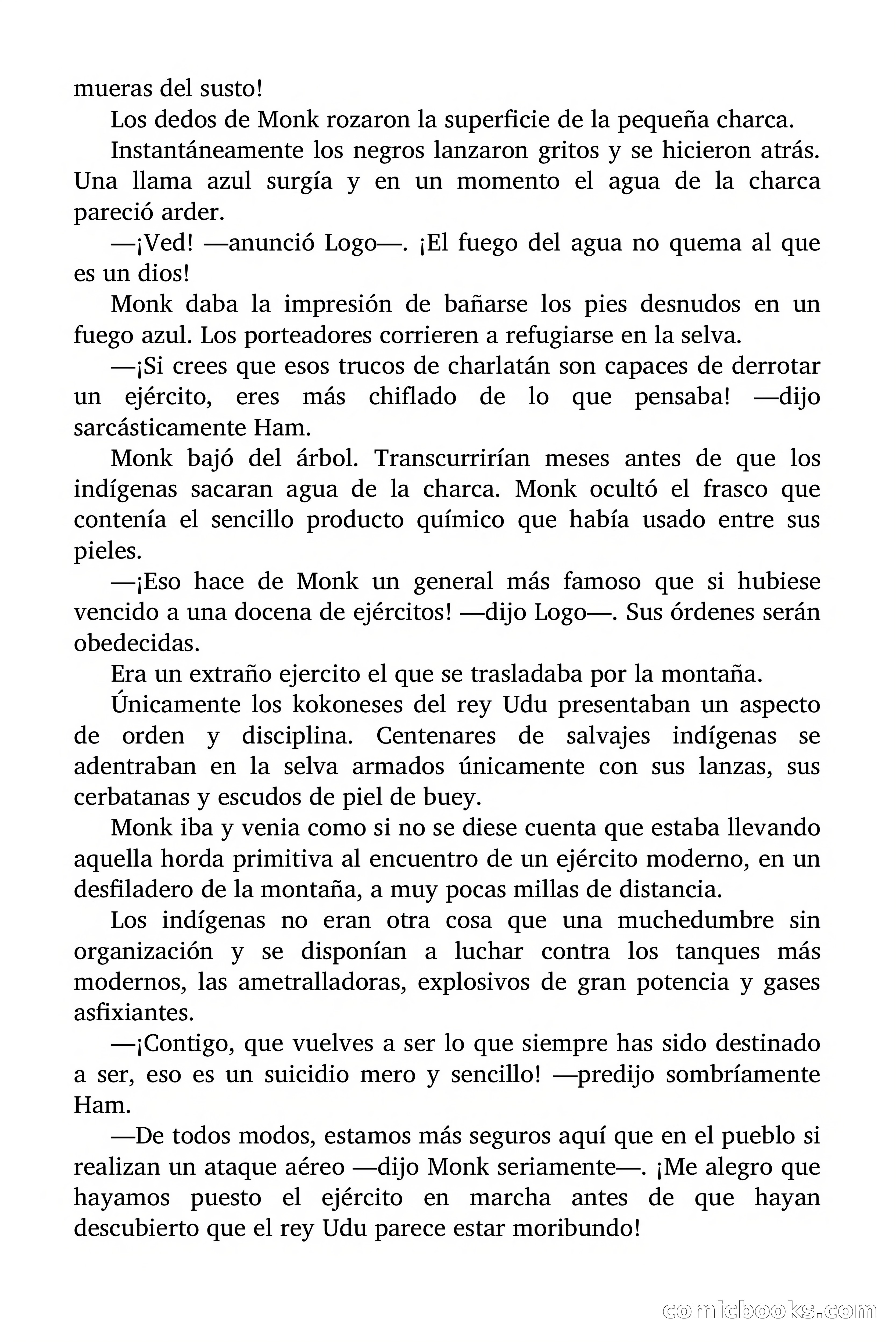 Doc Savage: El país del Largo Jujú — page 122 of 158