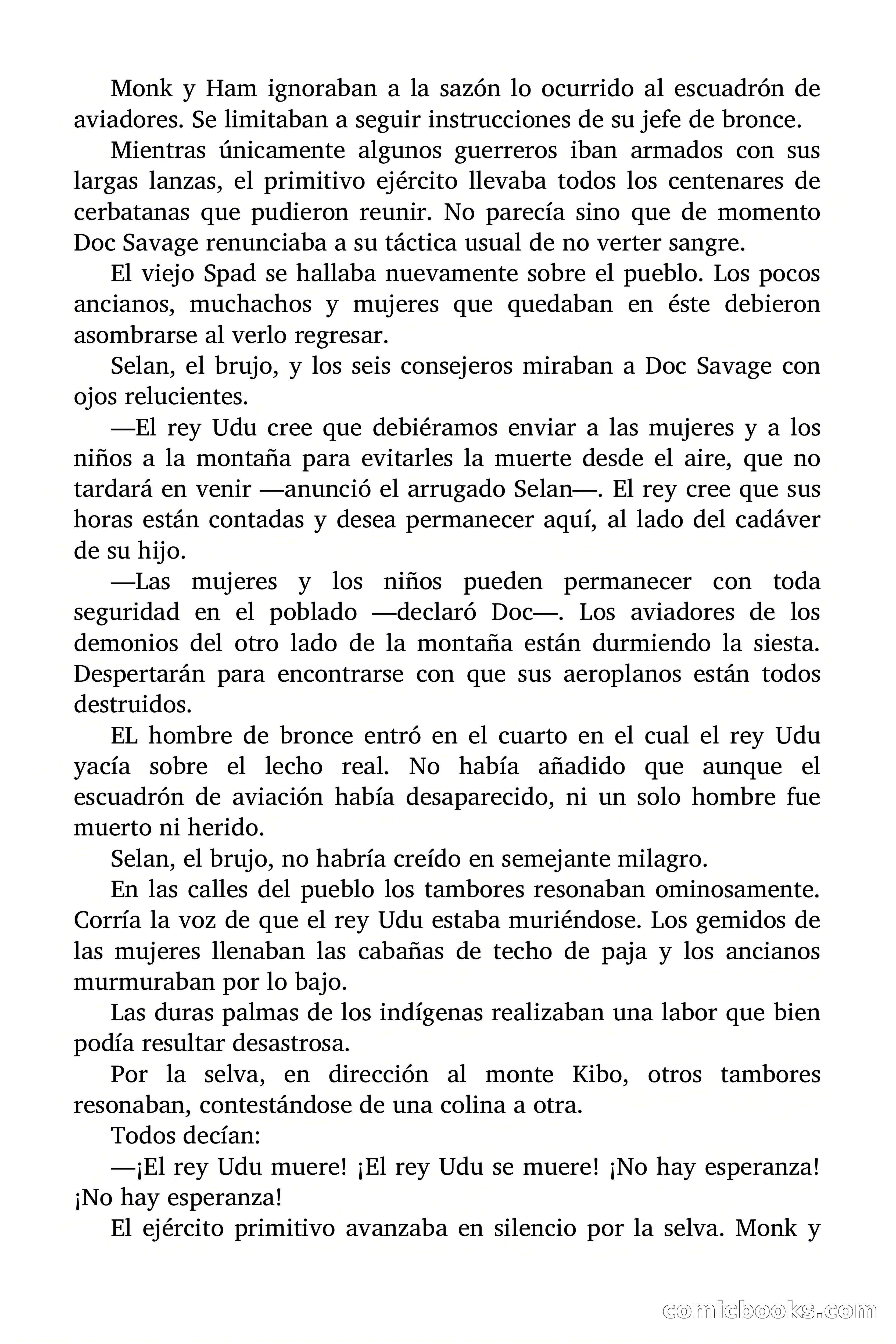 Doc Savage: El país del Largo Jujú — page 123 of 158