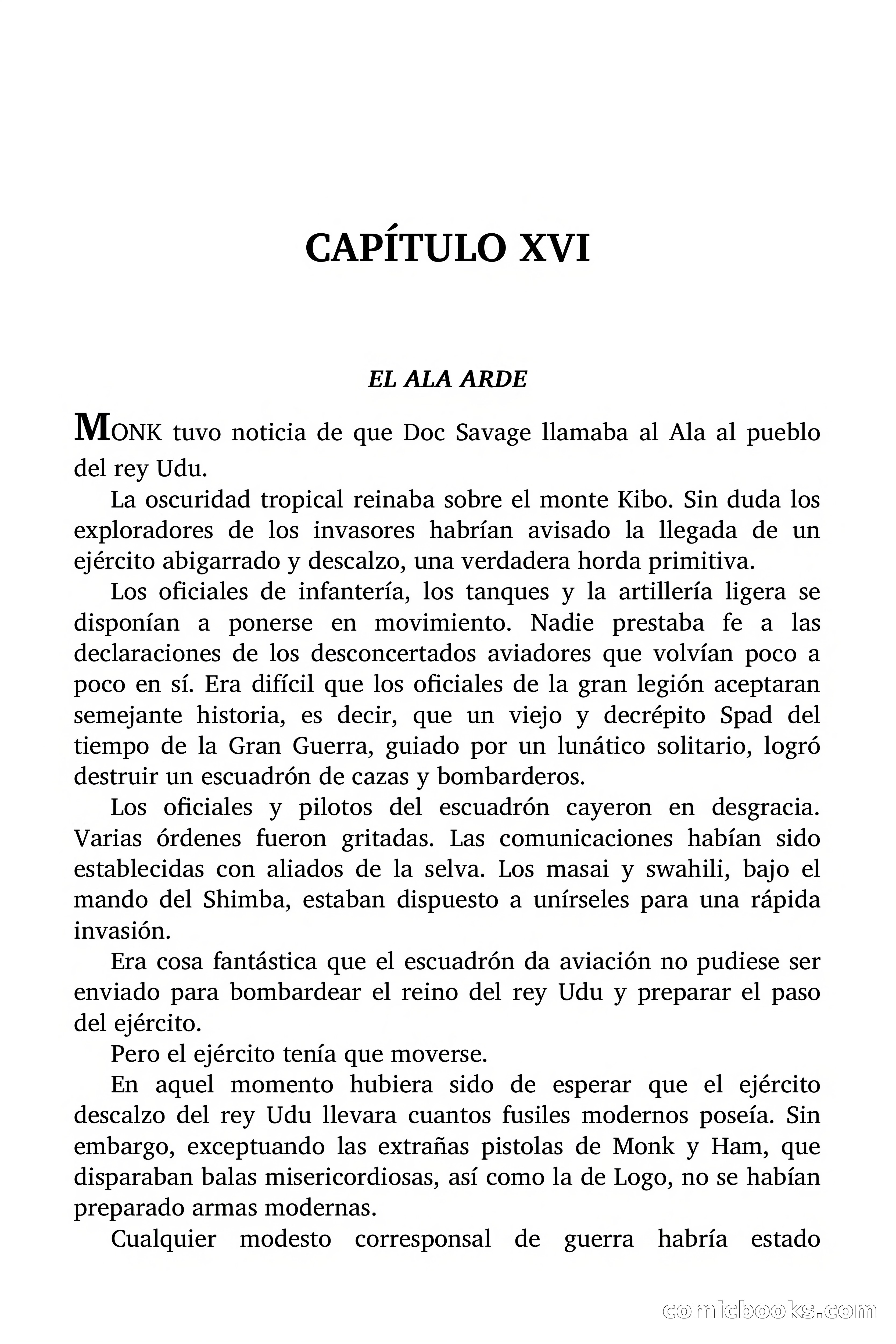 Doc Savage: El país del Largo Jujú — page 126 of 158