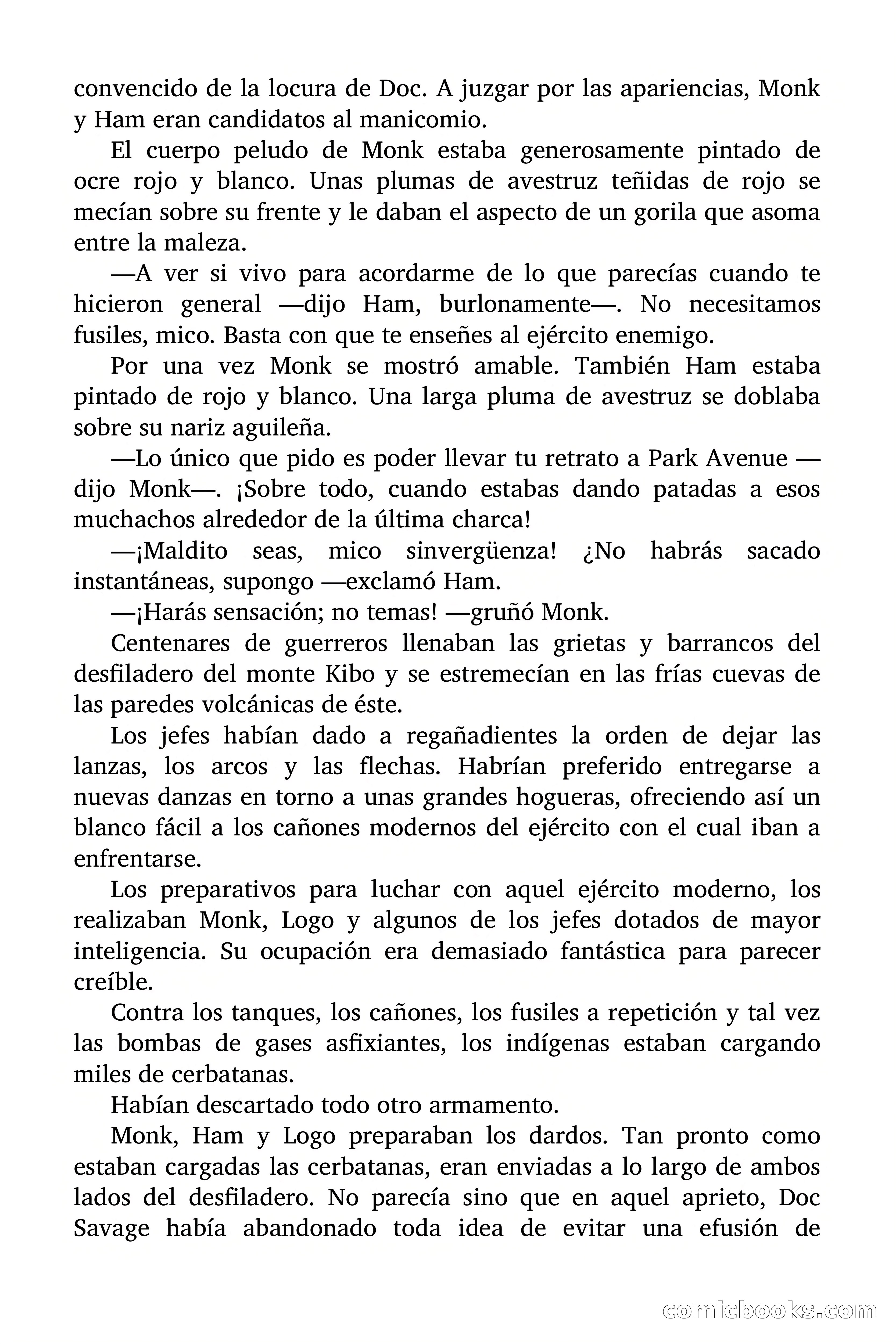 Doc Savage: El país del Largo Jujú — page 127 of 158