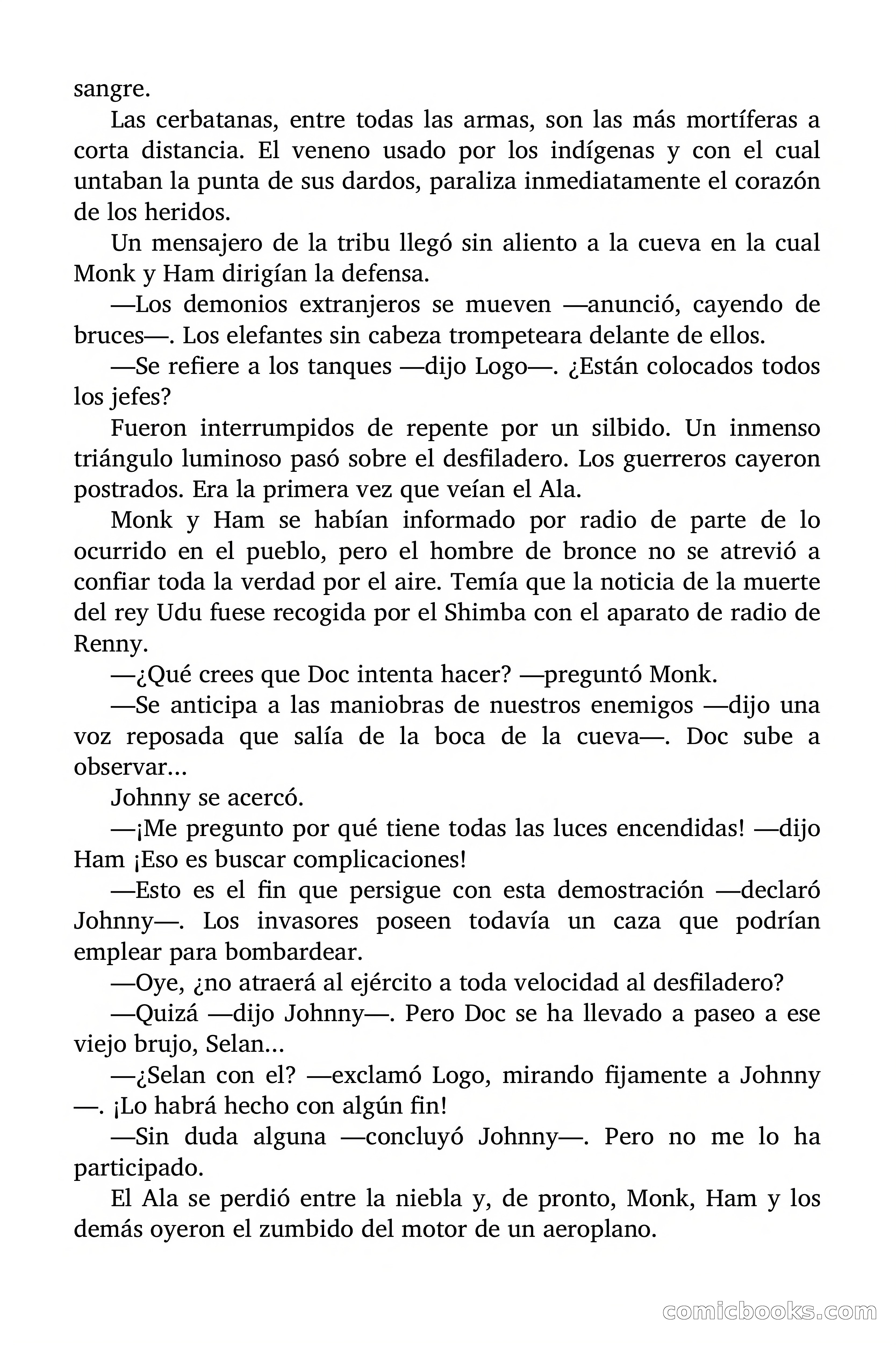 Doc Savage: El país del Largo Jujú — page 128 of 158