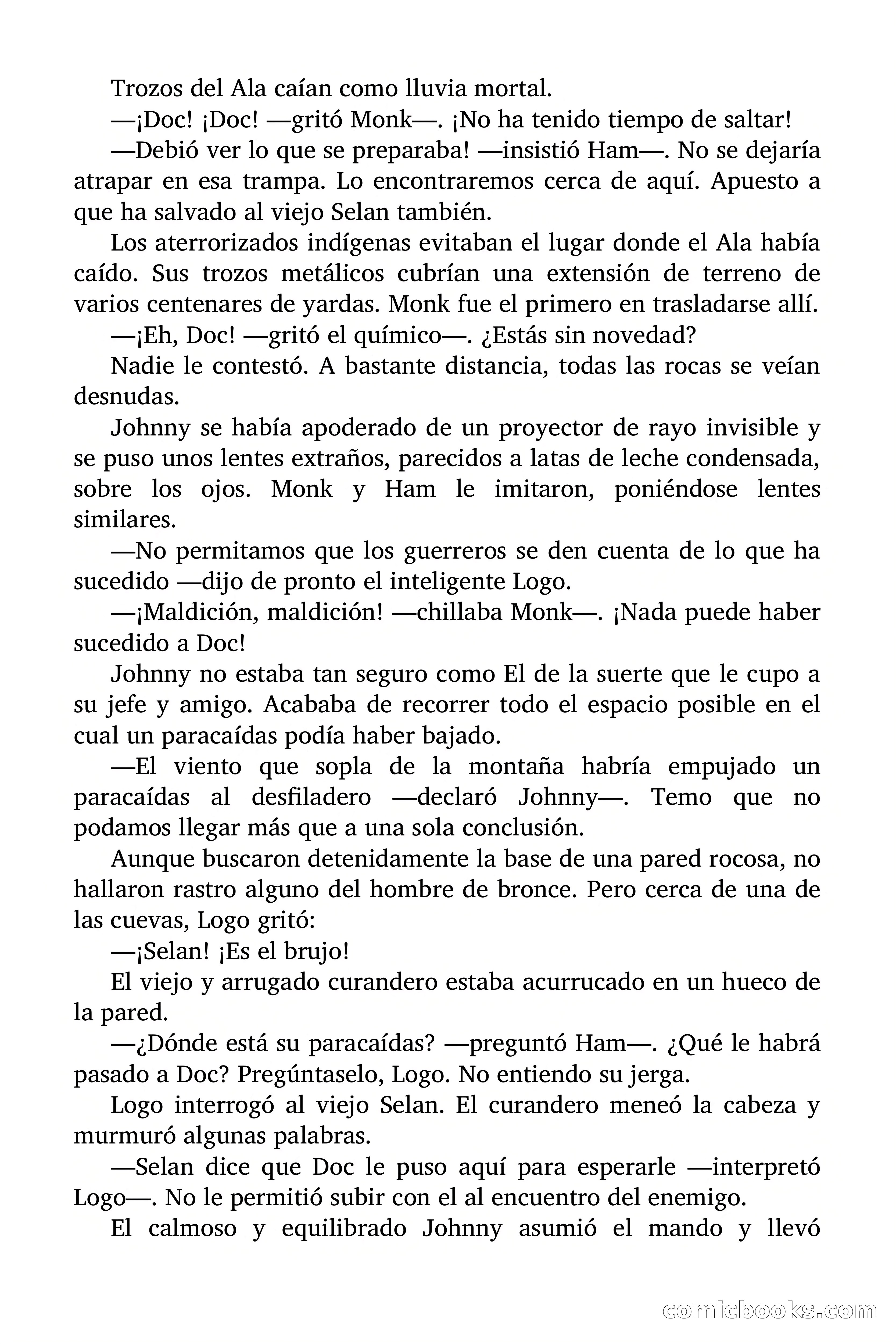 Doc Savage: El país del Largo Jujú — page 130 of 158