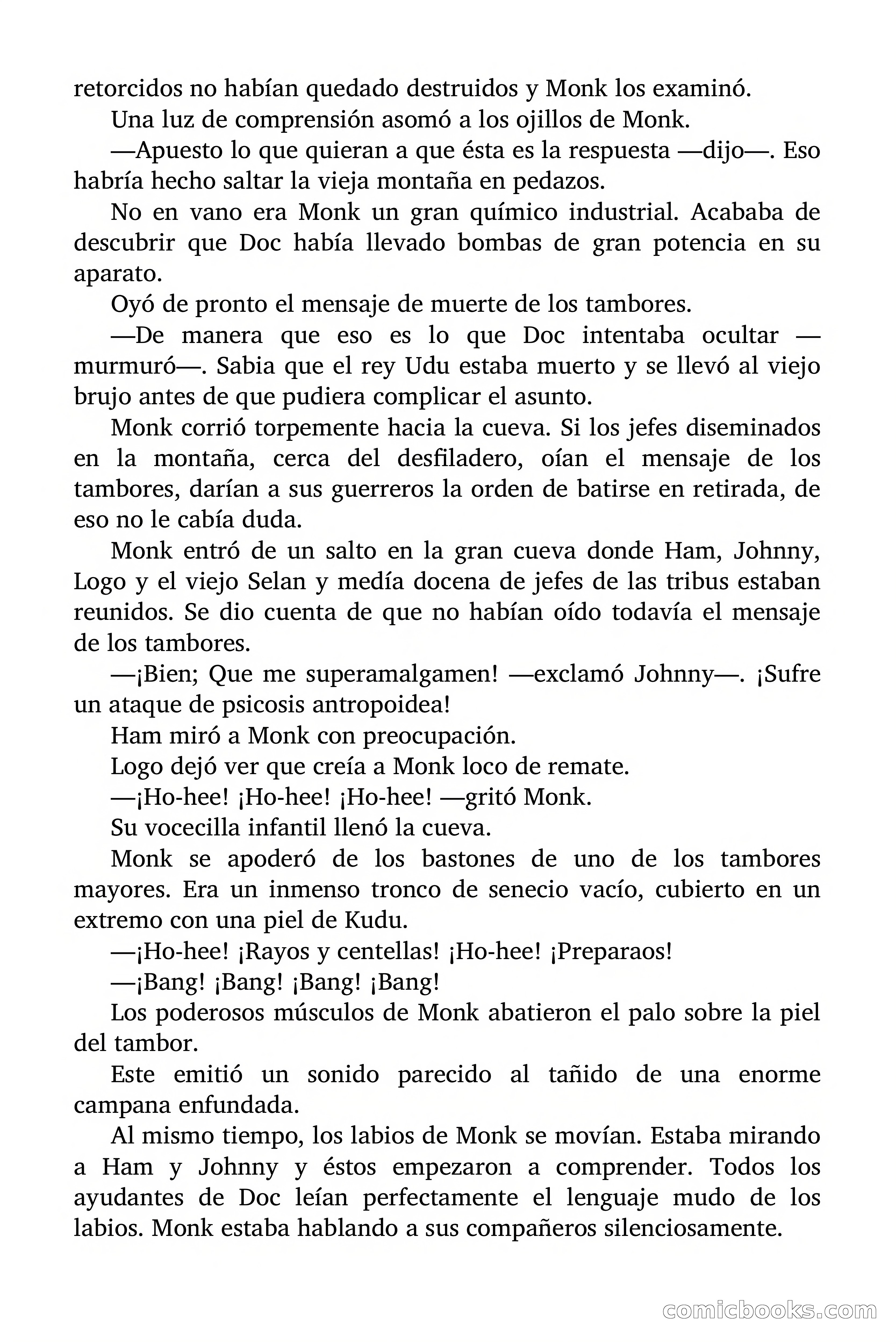 Doc Savage: El país del Largo Jujú — page 133 of 158