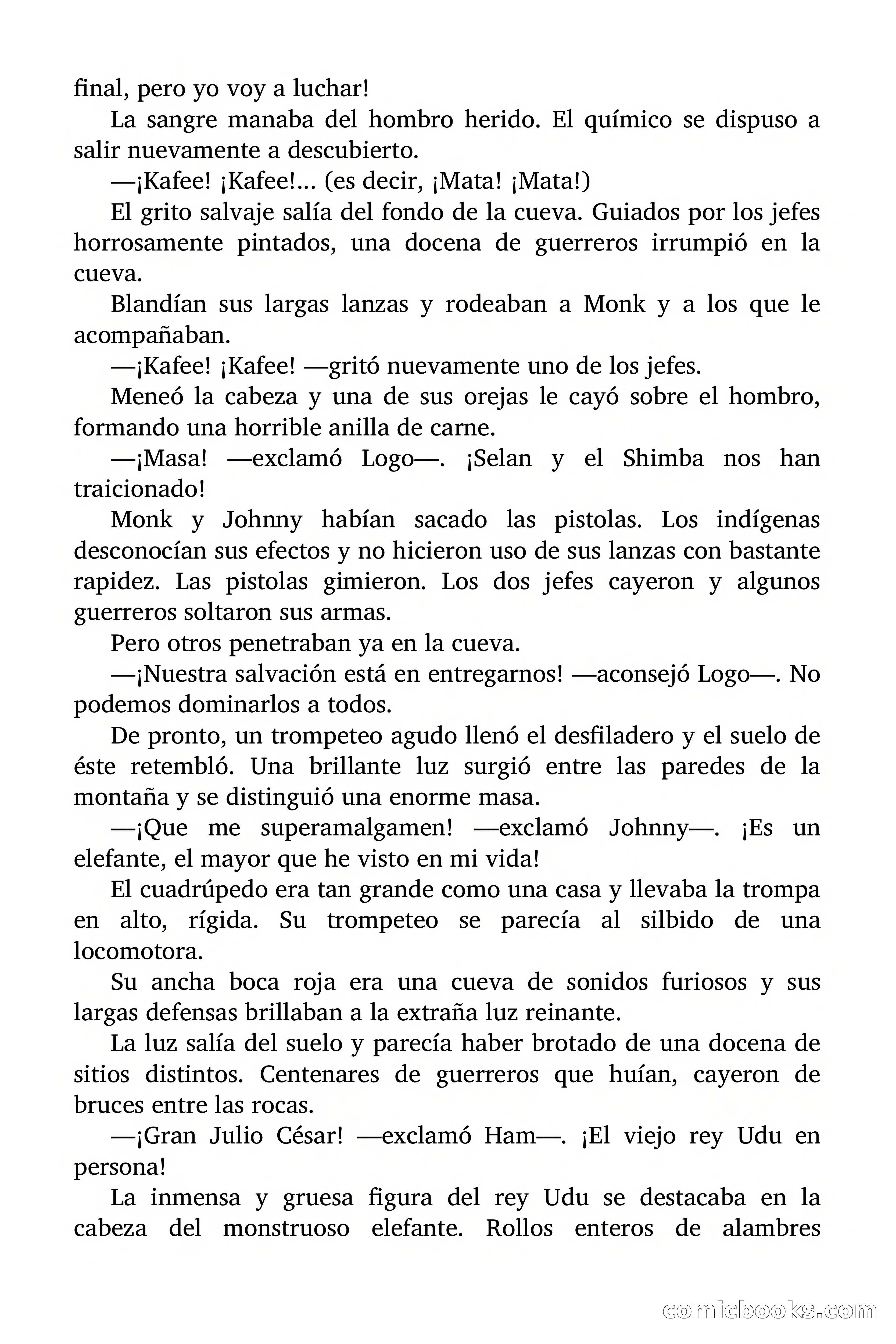 Doc Savage: El país del Largo Jujú — page 140 of 158