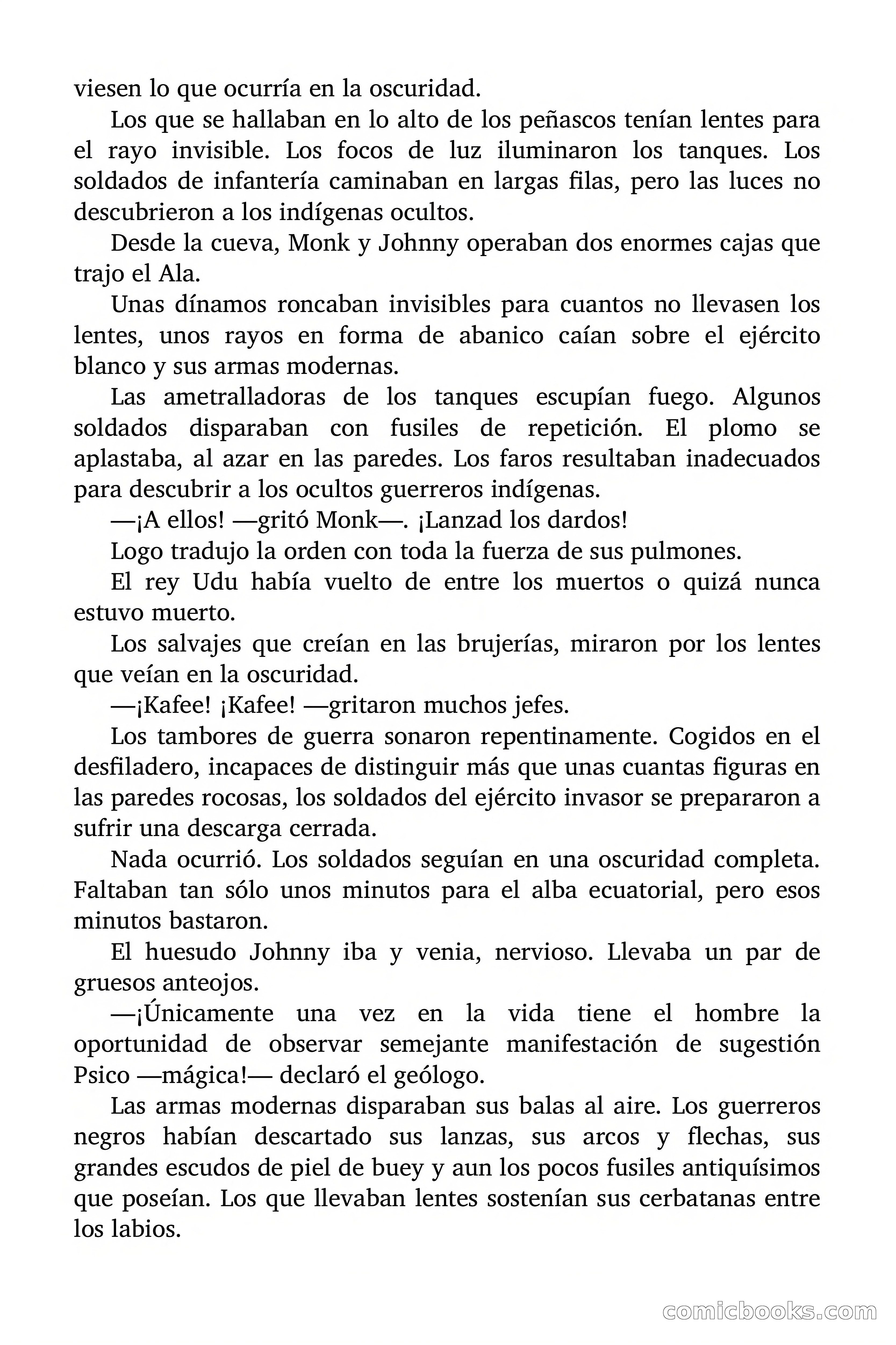 Doc Savage: El país del Largo Jujú — page 142 of 158