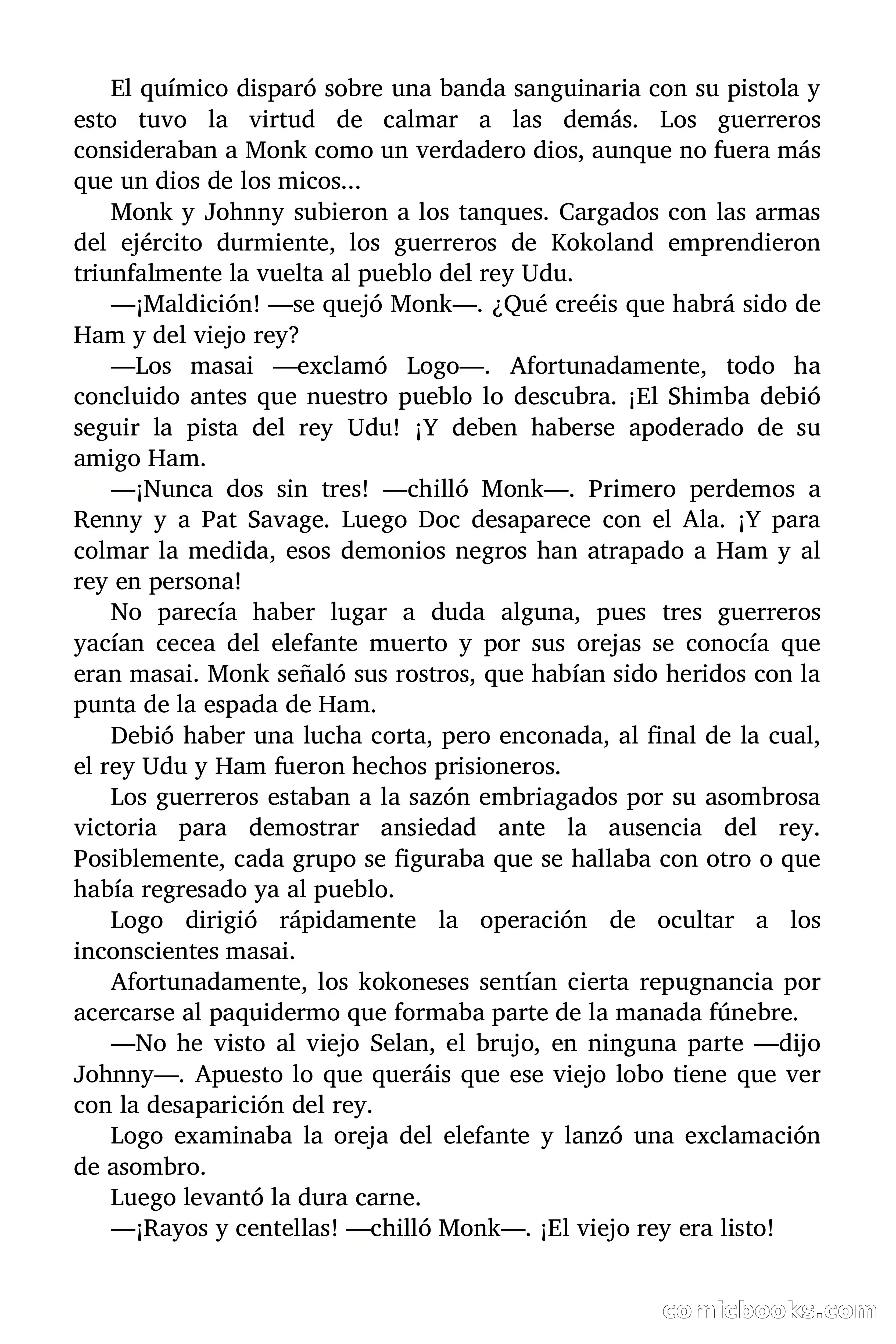 Doc Savage: El país del Largo Jujú — page 144 of 158