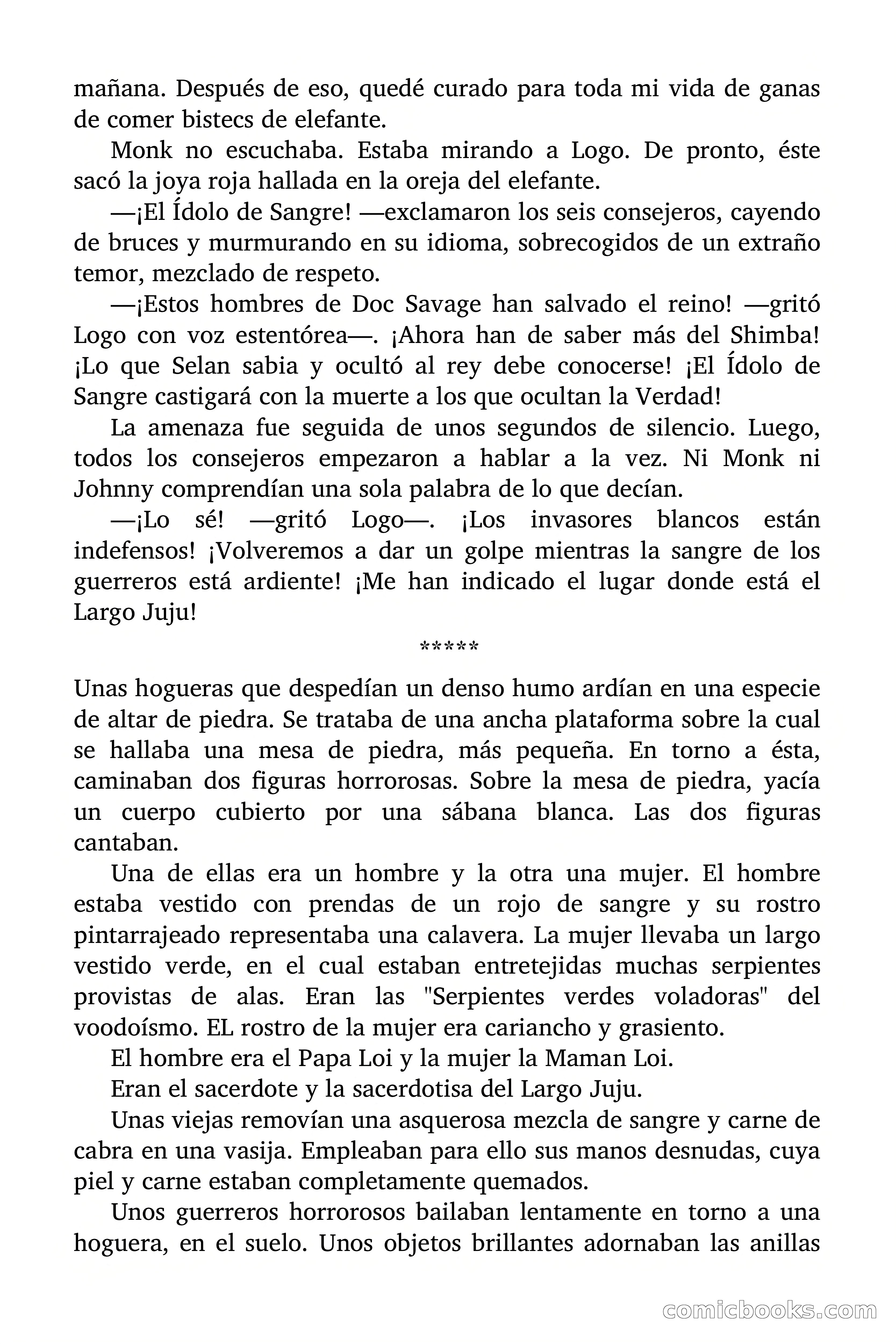Doc Savage: El país del Largo Jujú — page 147 of 158
