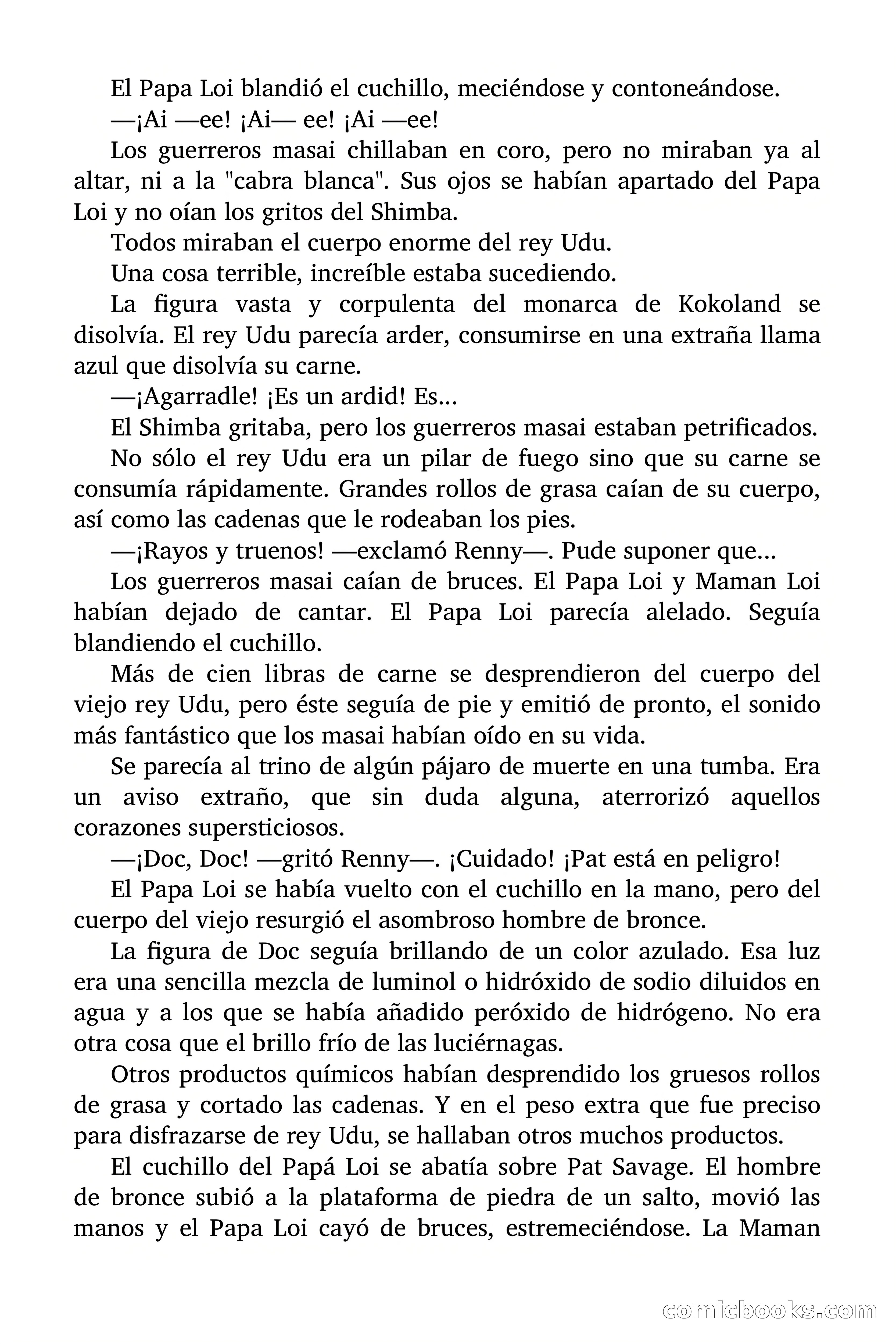 Doc Savage: El país del Largo Jujú — page 150 of 158
