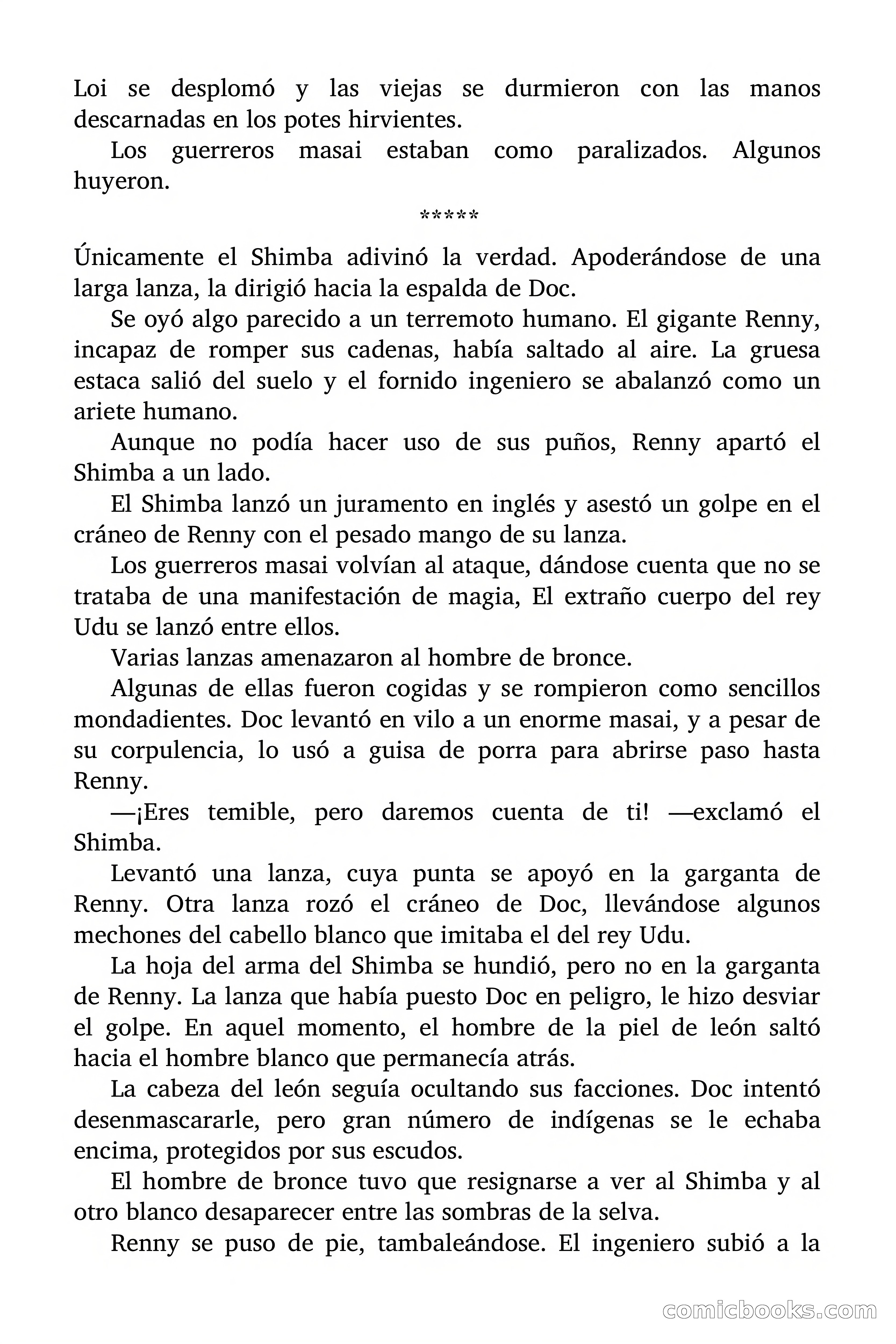 Doc Savage: El país del Largo Jujú — page 151 of 158