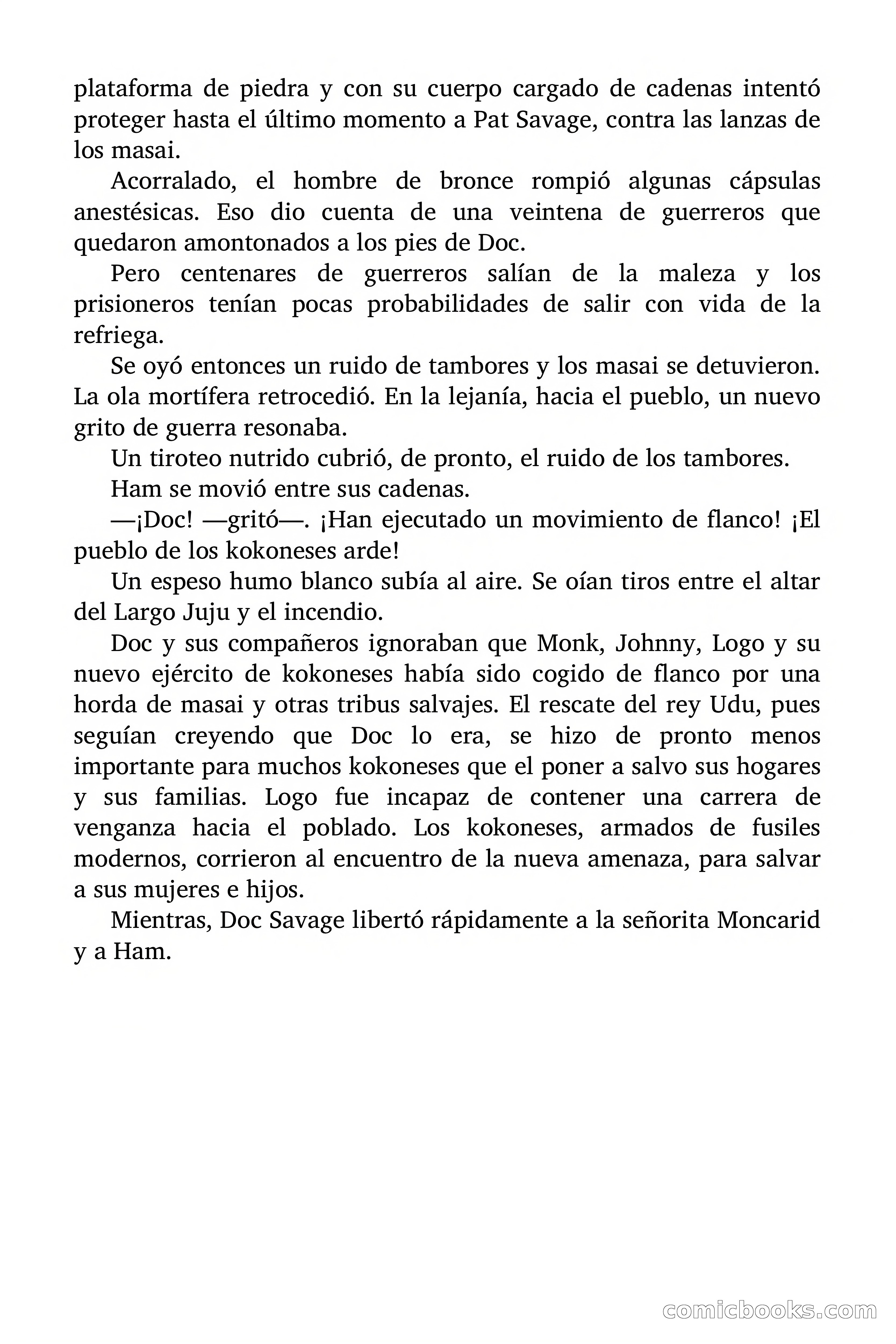 Doc Savage: El país del Largo Jujú — page 152 of 158
