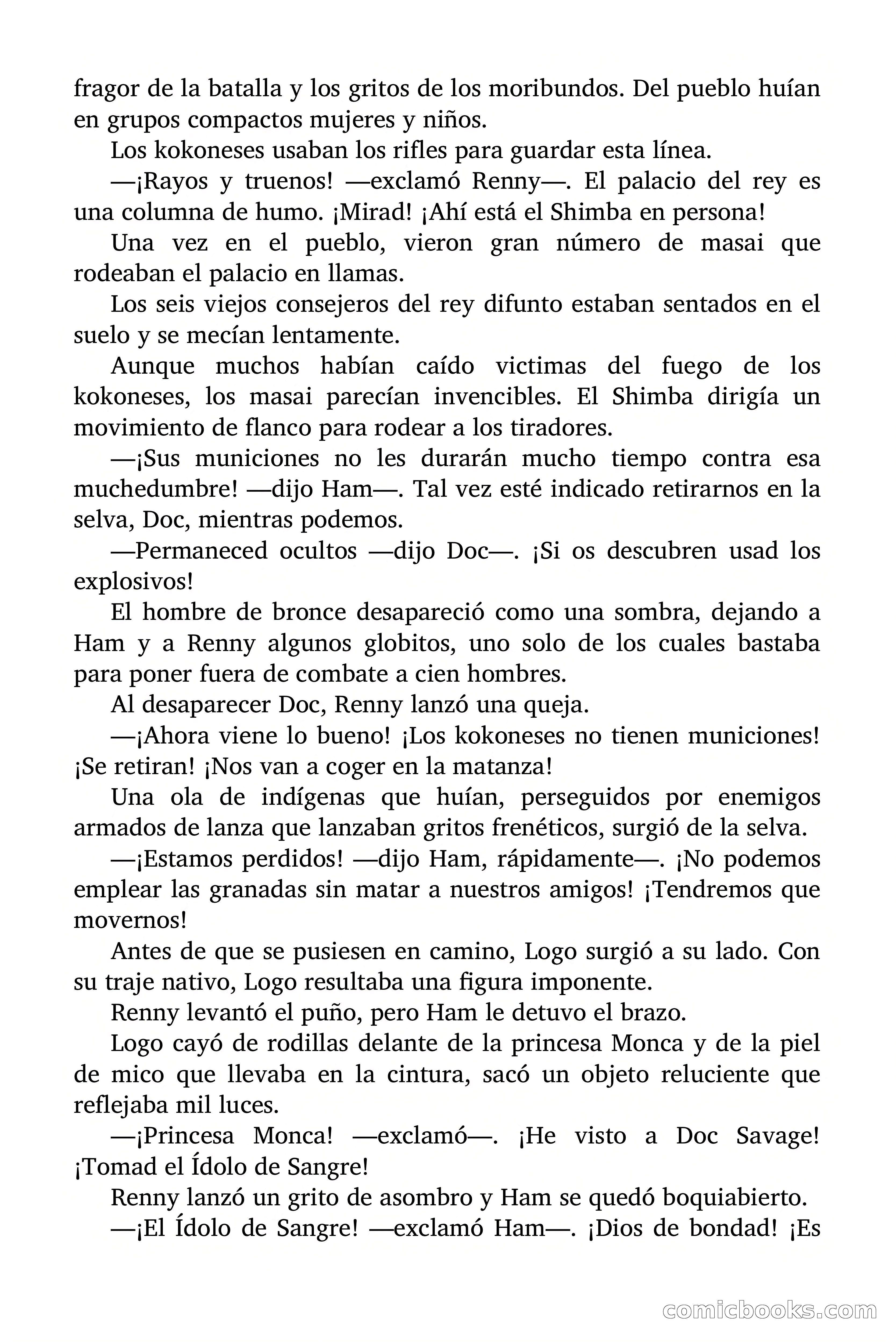 Doc Savage: El país del Largo Jujú — page 154 of 158