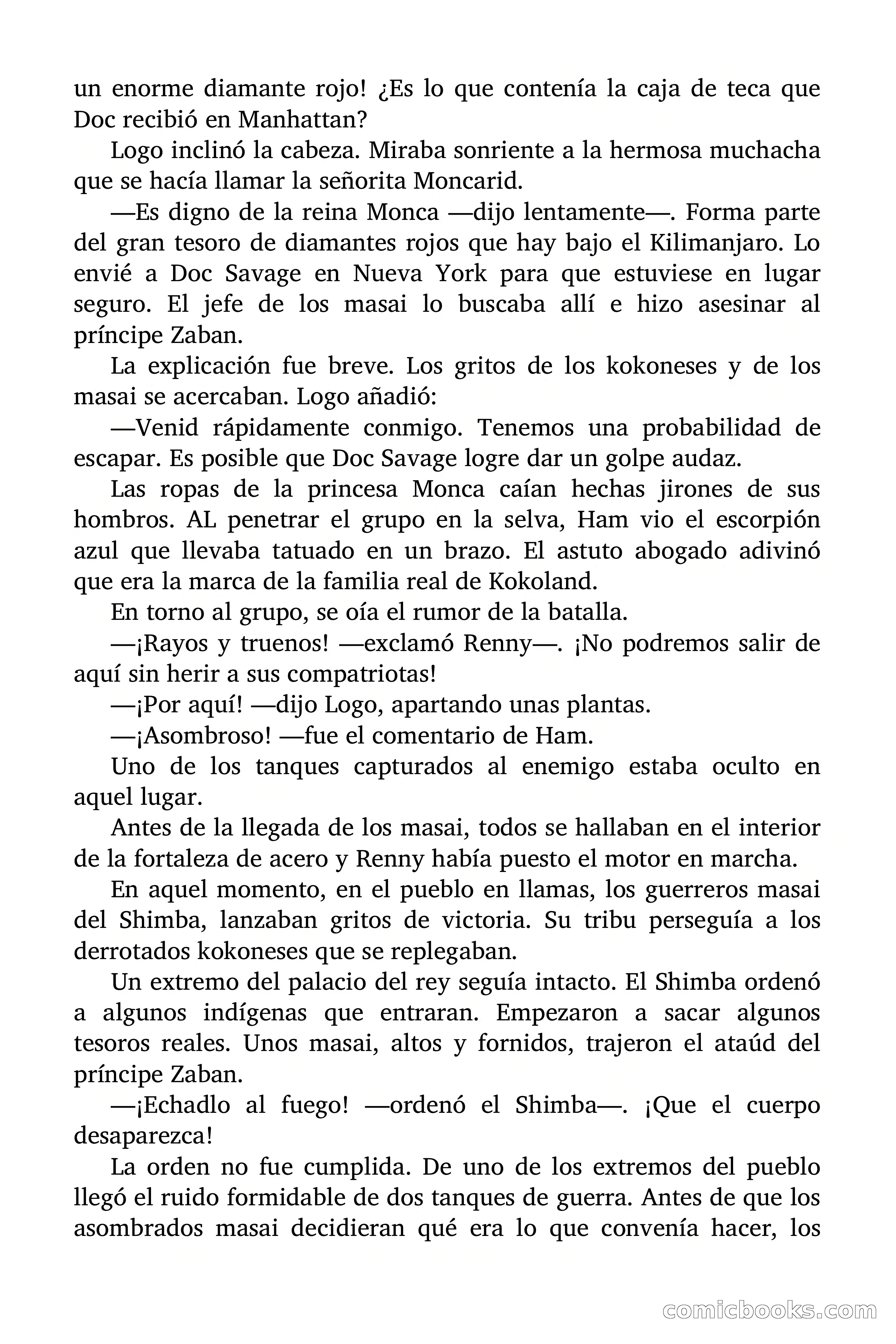 Doc Savage: El país del Largo Jujú — page 155 of 158