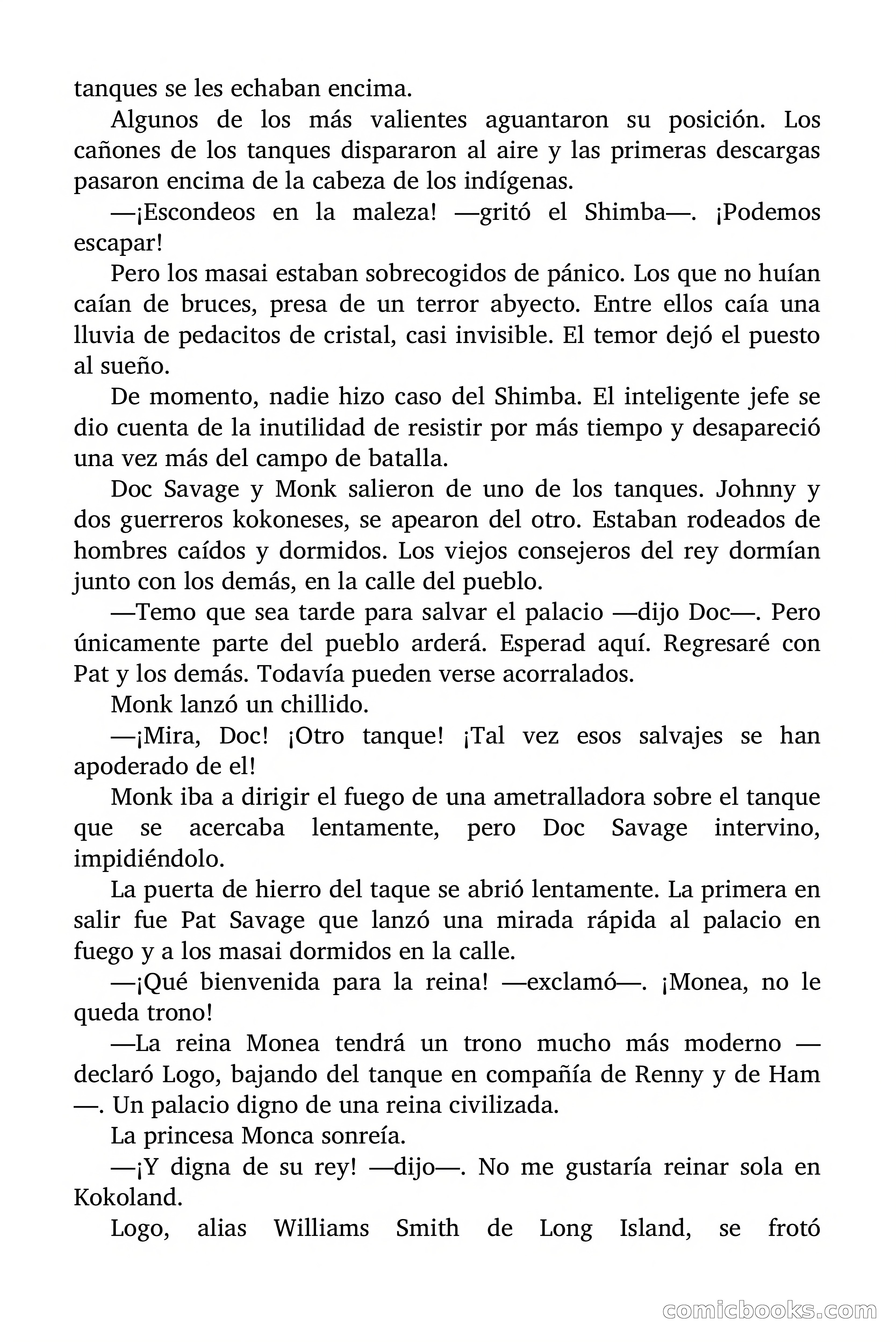Doc Savage: El país del Largo Jujú — page 156 of 158