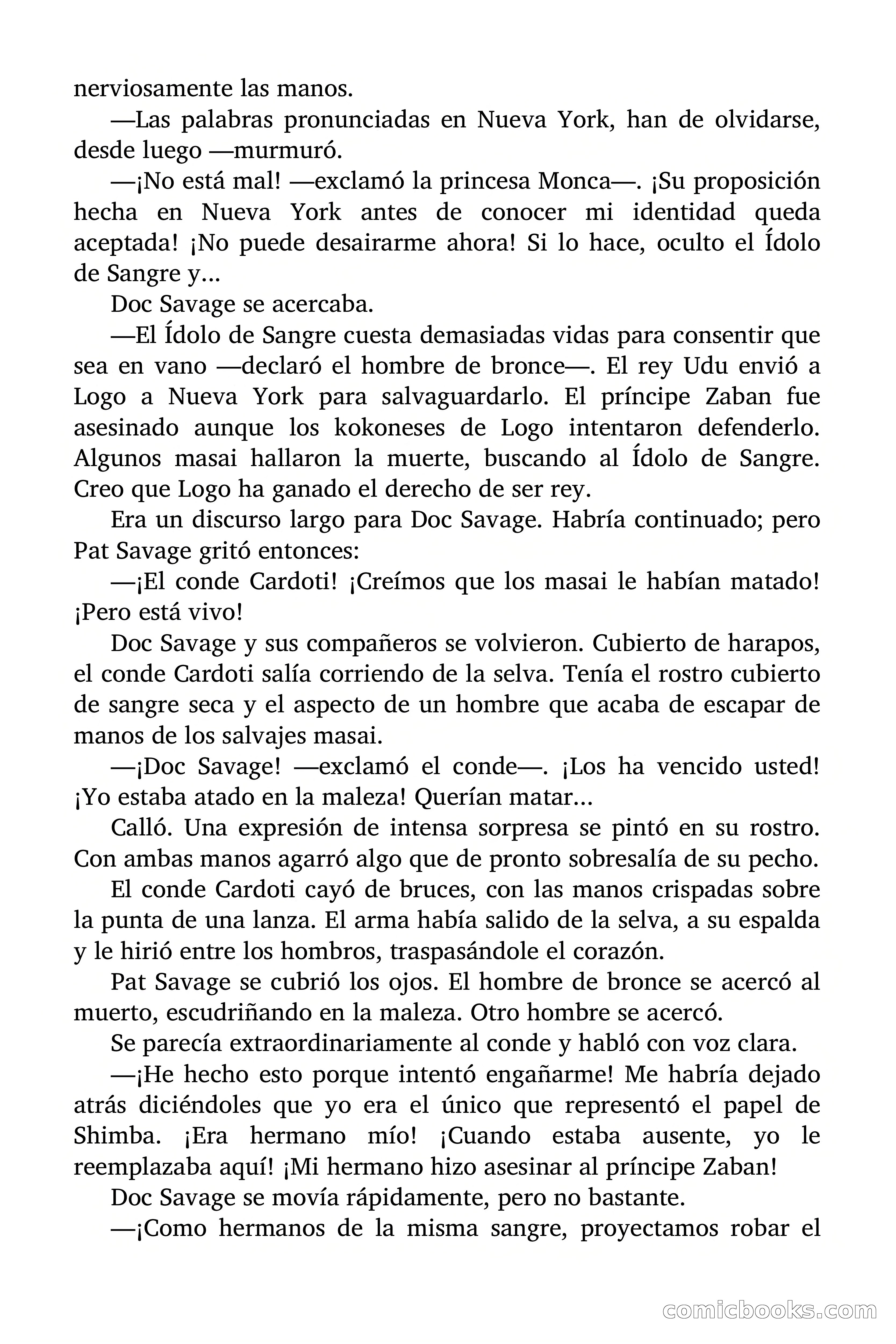 Doc Savage: El país del Largo Jujú — page 157 of 158