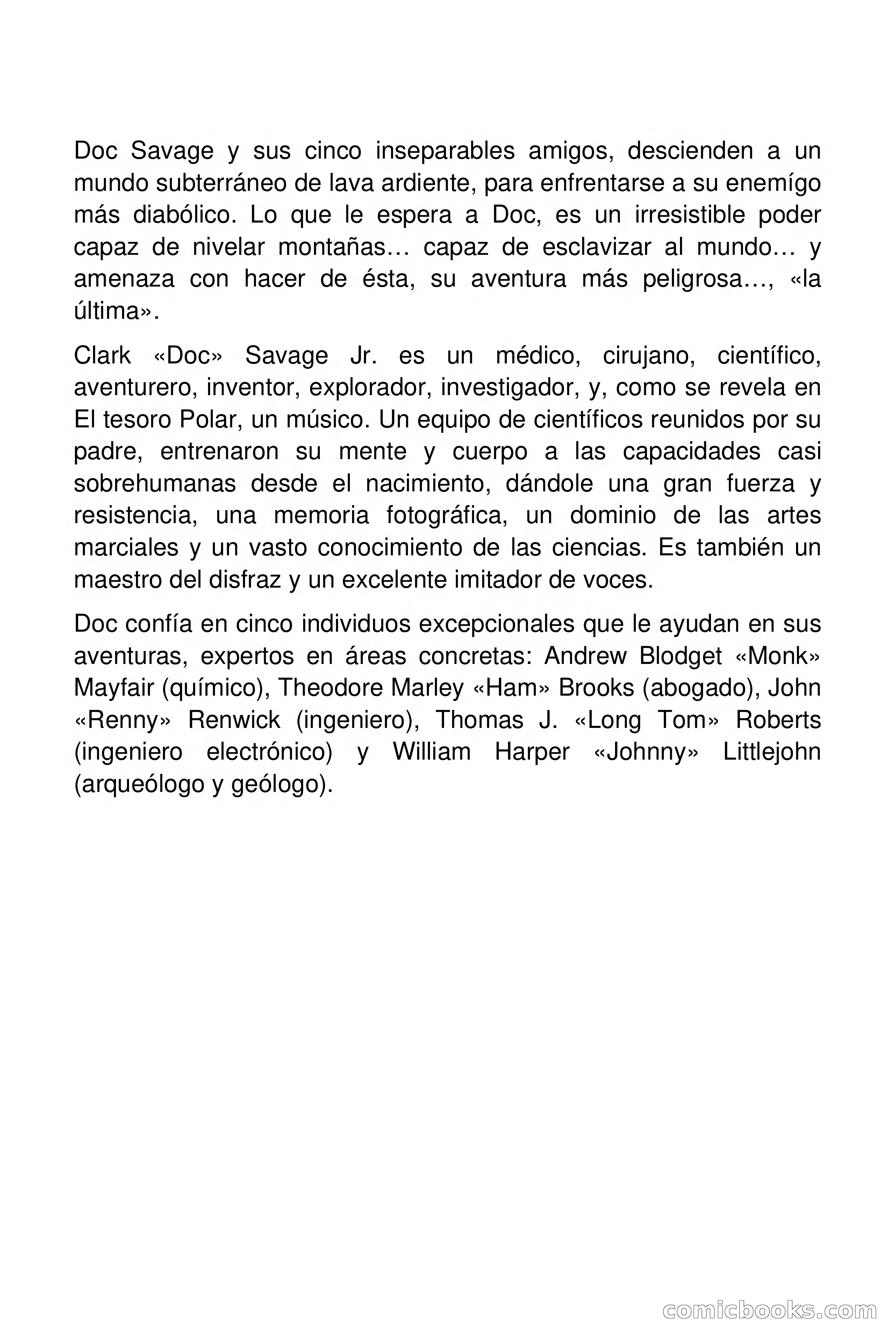 Doc Savage: La calavera roja — page 2 of 191