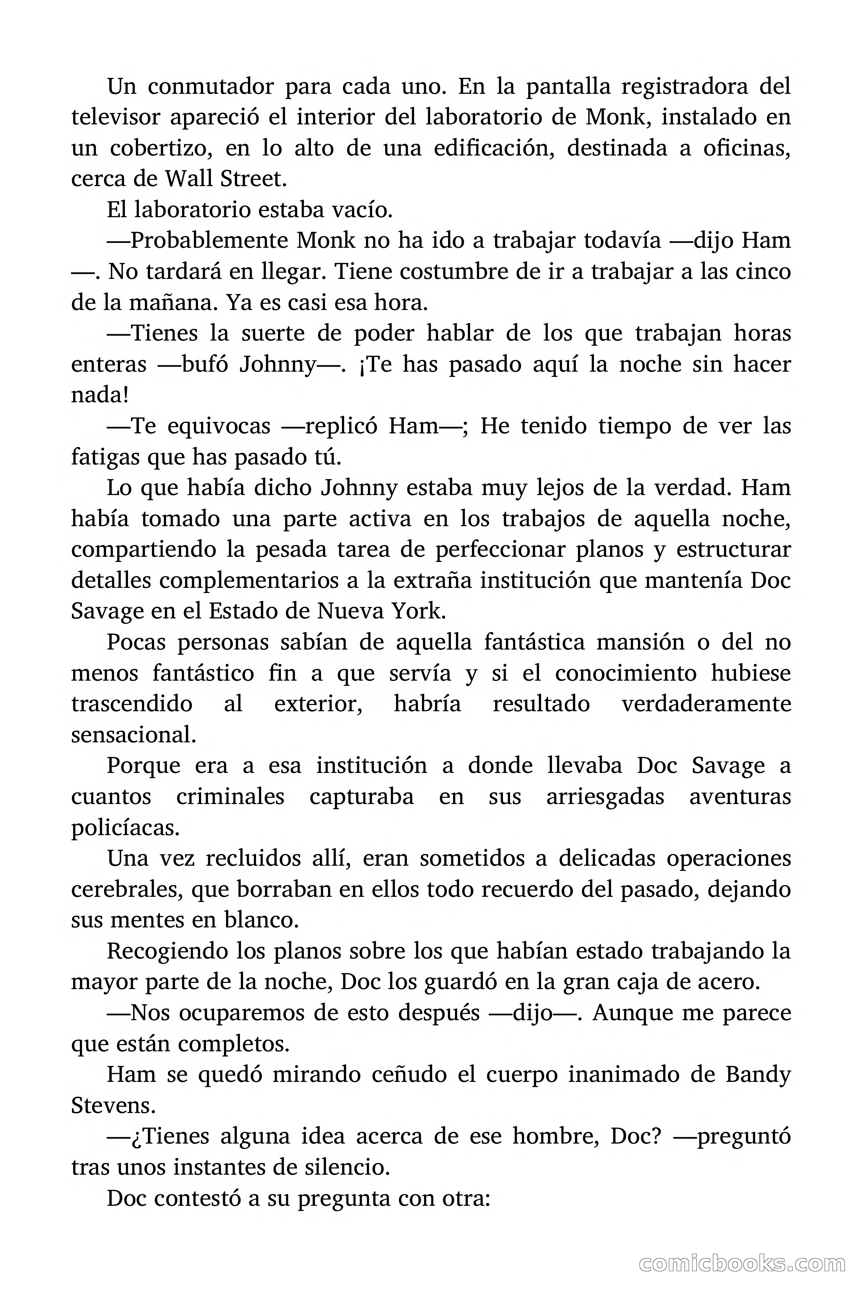 Doc Savage: La calavera roja — page 49 of 191