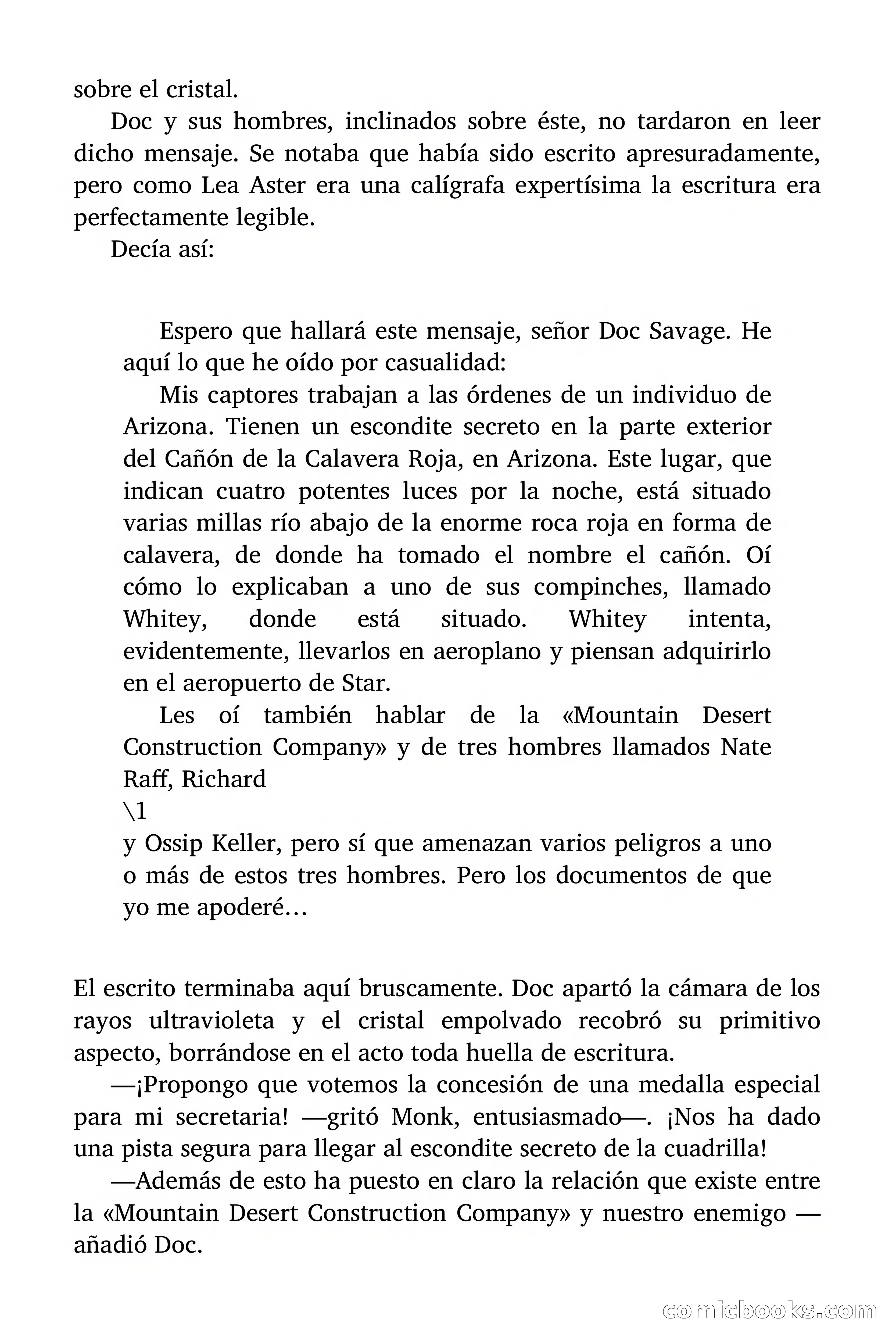 Doc Savage: La calavera roja — page 80 of 191