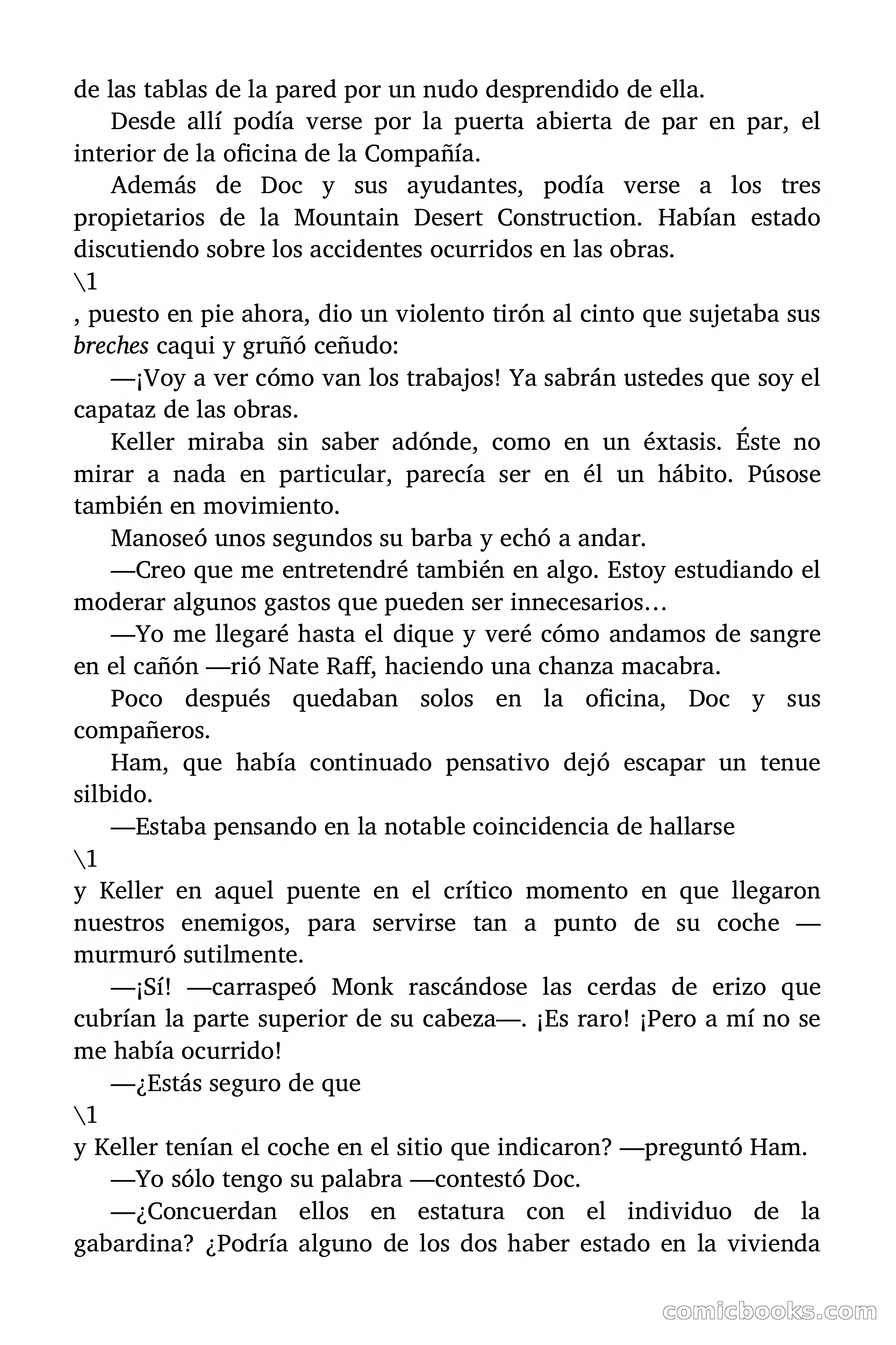 Doc Savage: La calavera roja — page 128 of 191