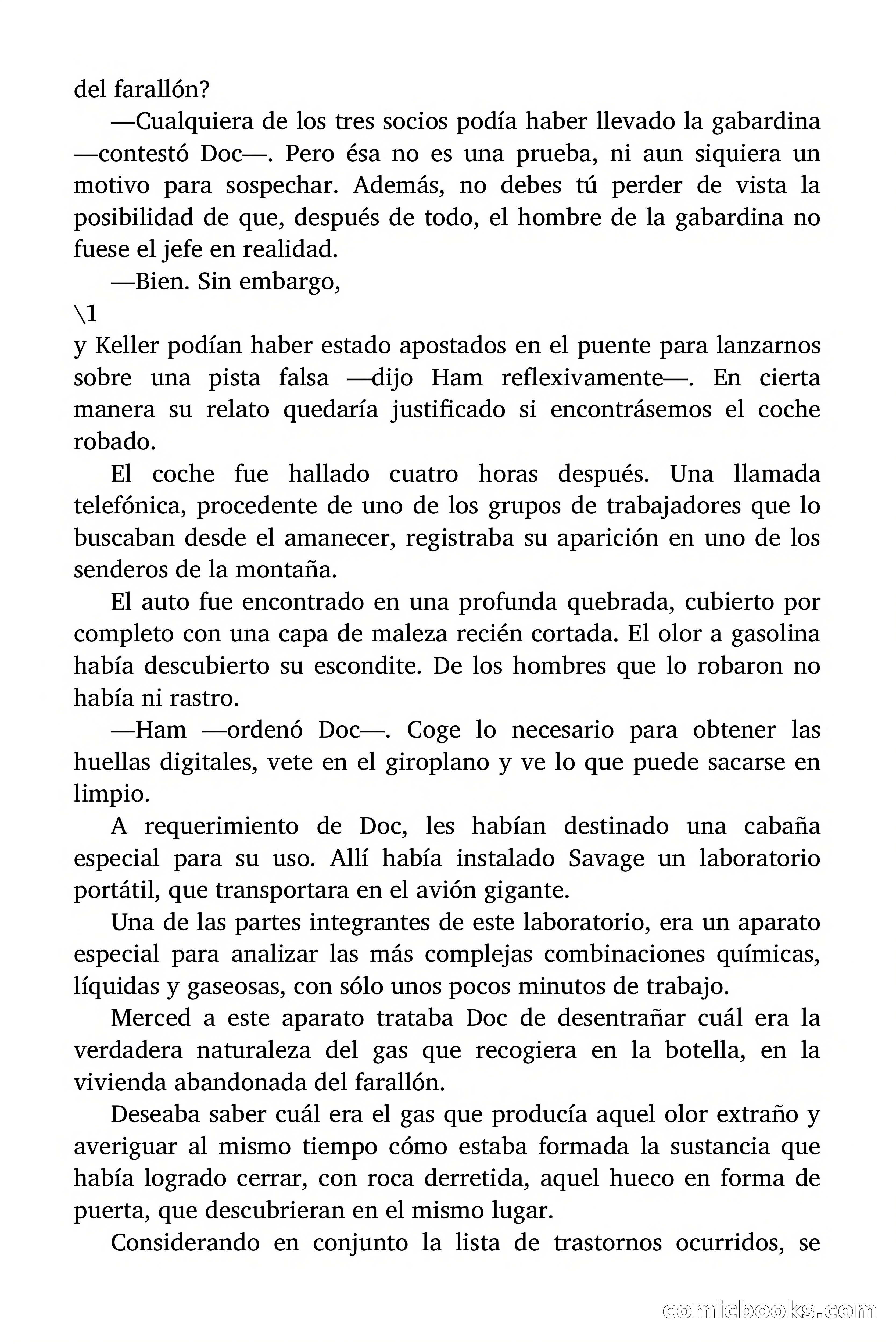 Doc Savage: La calavera roja — page 129 of 191