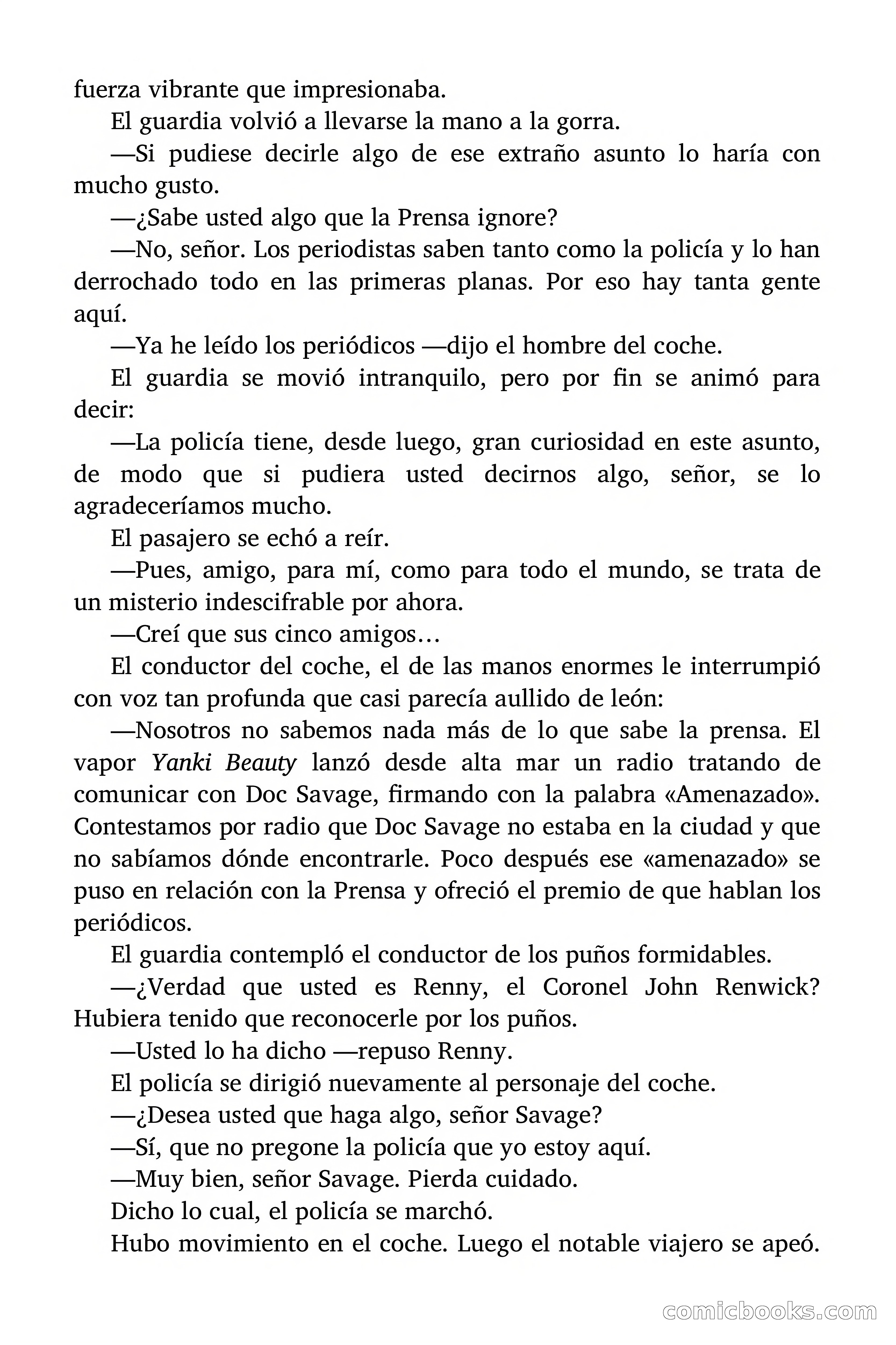 Doc Savage #7: $1,000,000 de recompensa — page 9 of 166