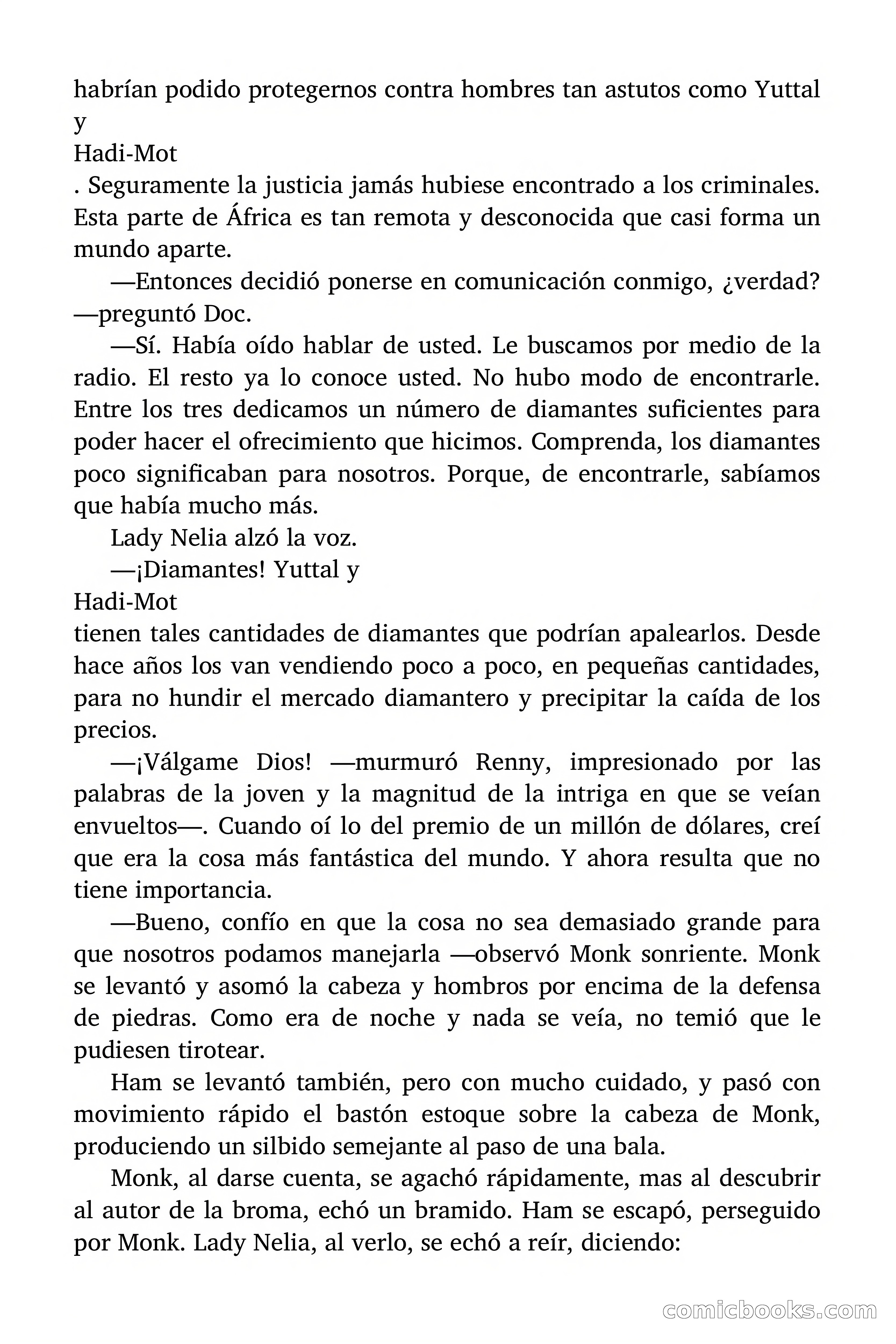 Doc Savage #7: $1,000,000 de recompensa — page 124 of 166