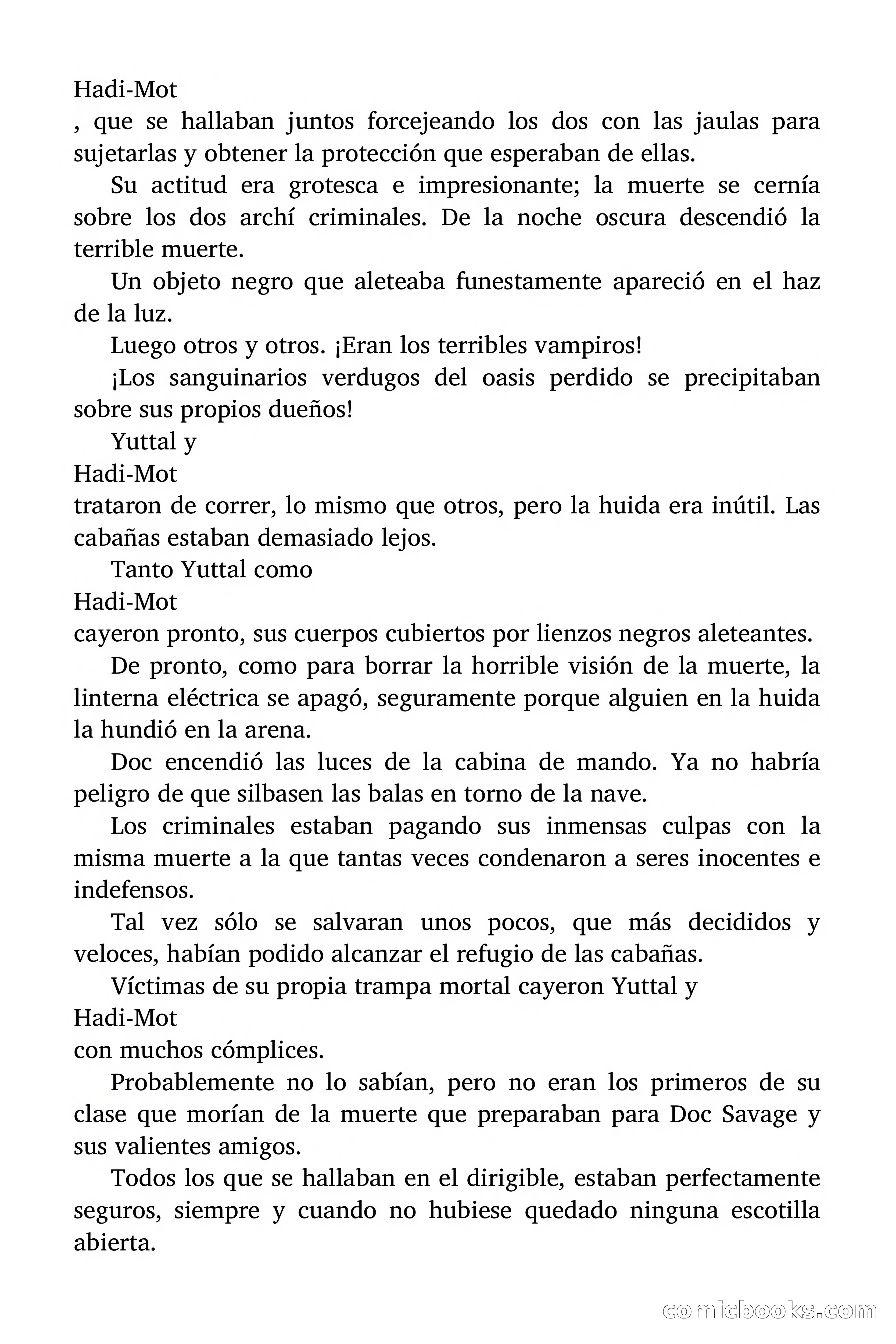 Doc Savage #7: $1,000,000 de recompensa — page 163 of 166