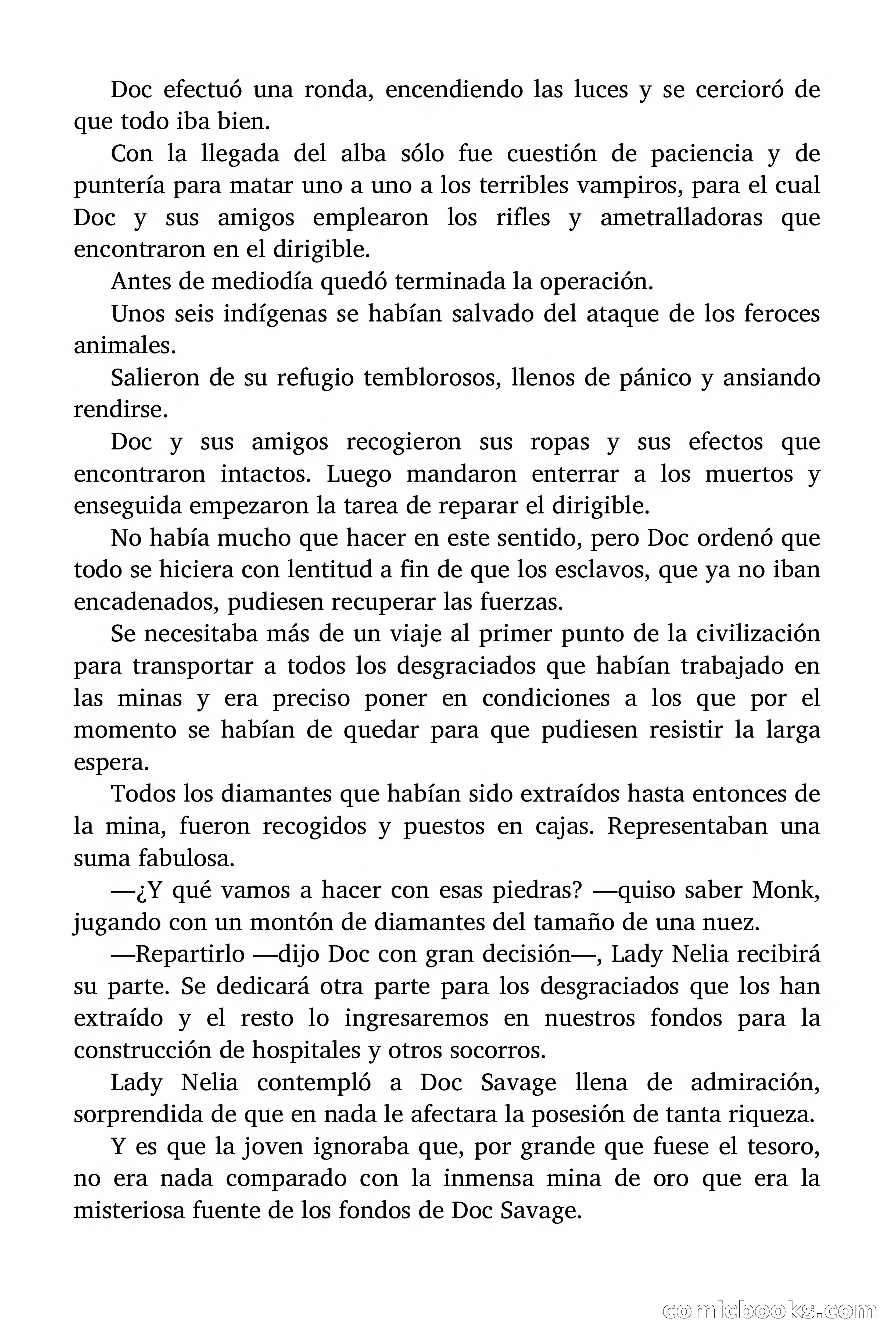 Doc Savage #7: $1,000,000 de recompensa — page 164 of 166