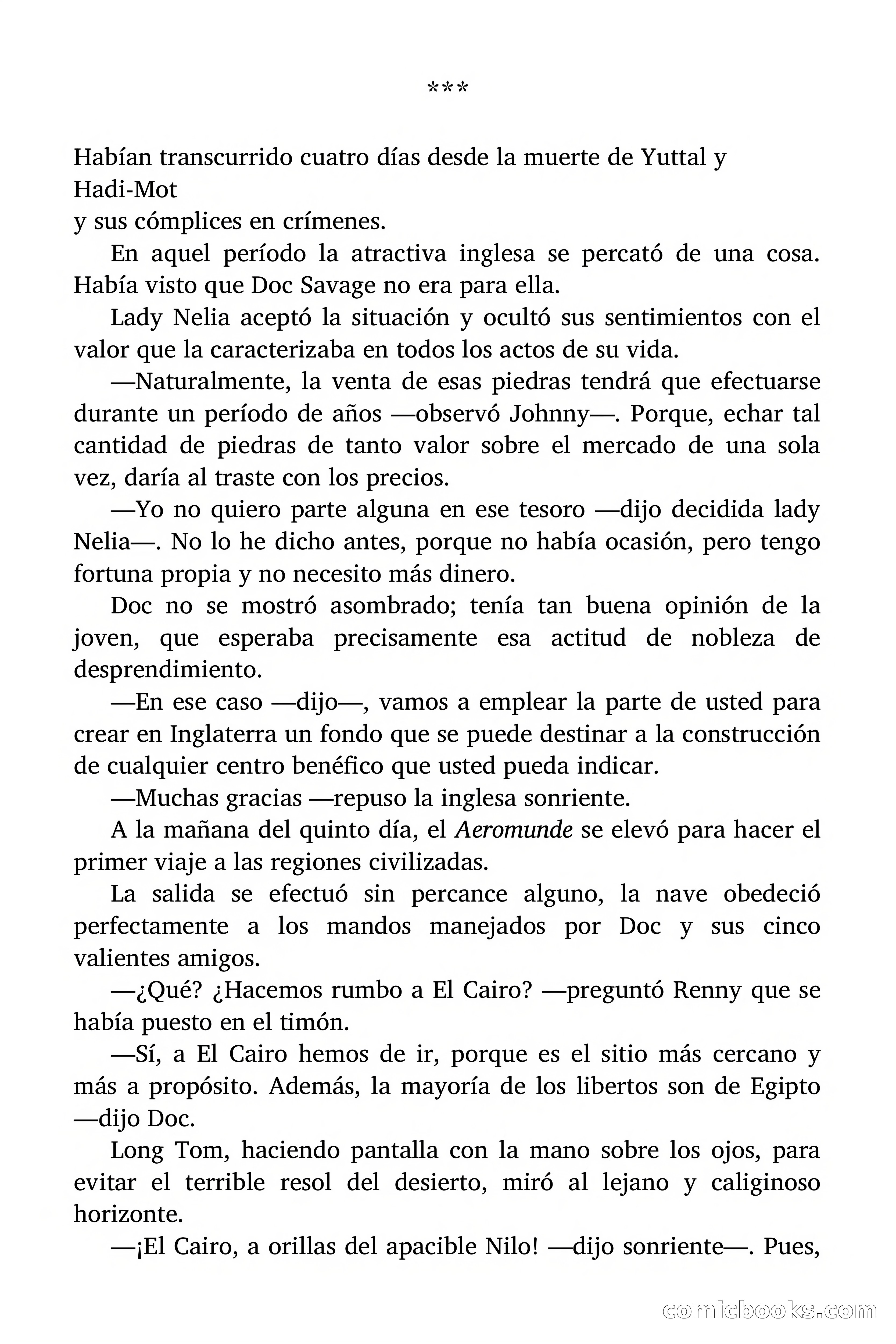 Doc Savage #7: $1,000,000 de recompensa — page 165 of 166