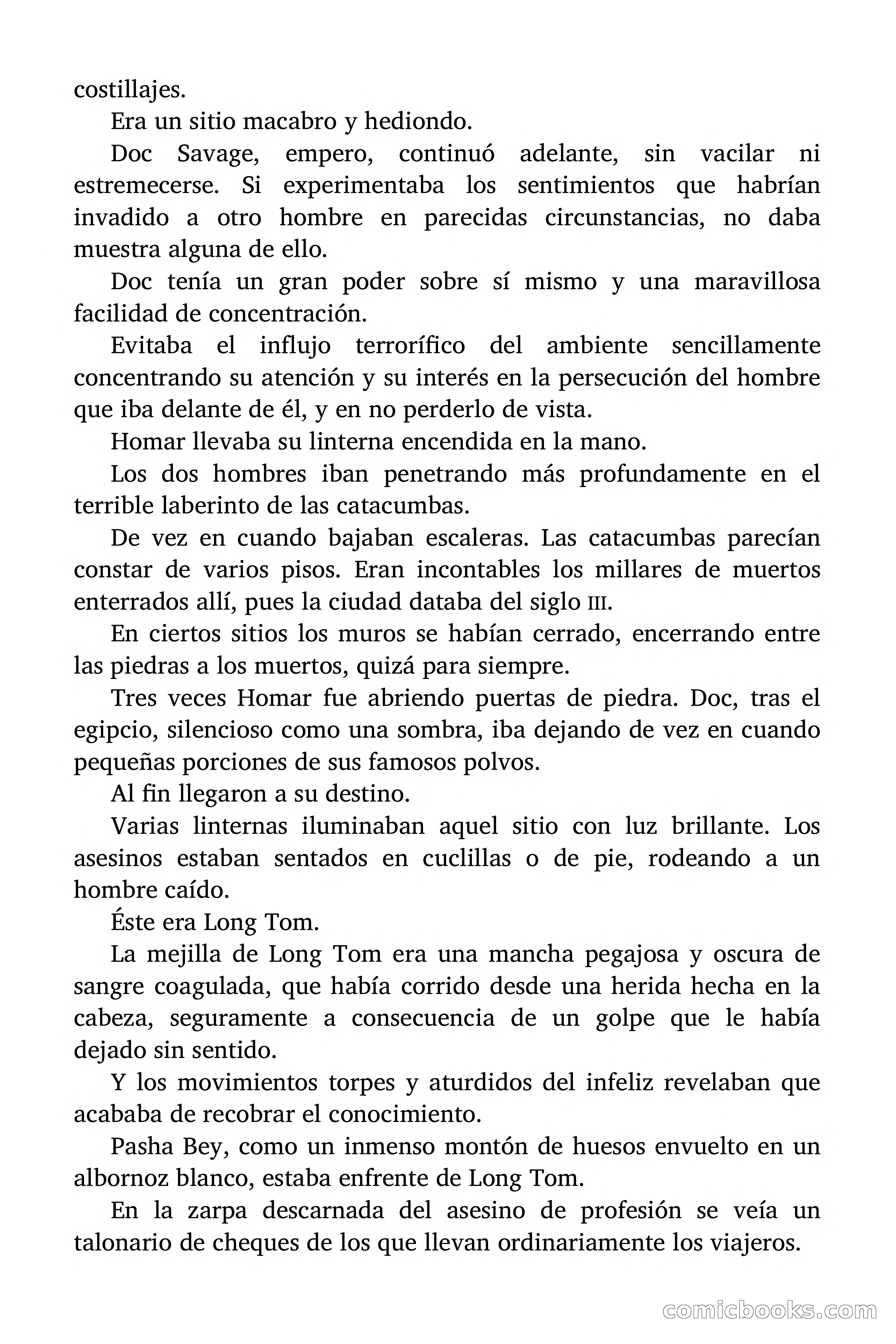 Doc Savage: El ogro del mar de los Sargazos — page 20 of 206