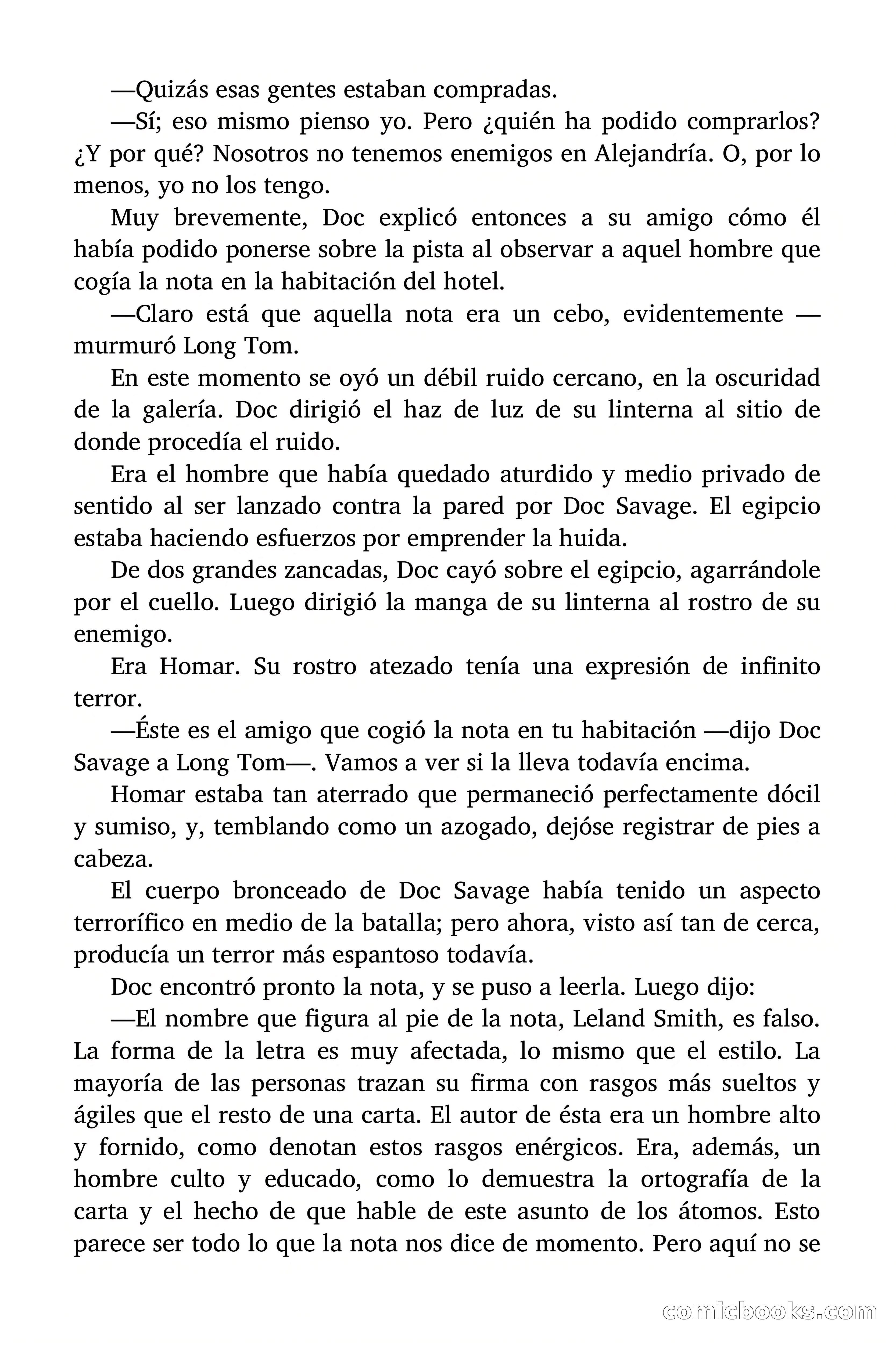 Doc Savage: El ogro del mar de los Sargazos — page 26 of 206