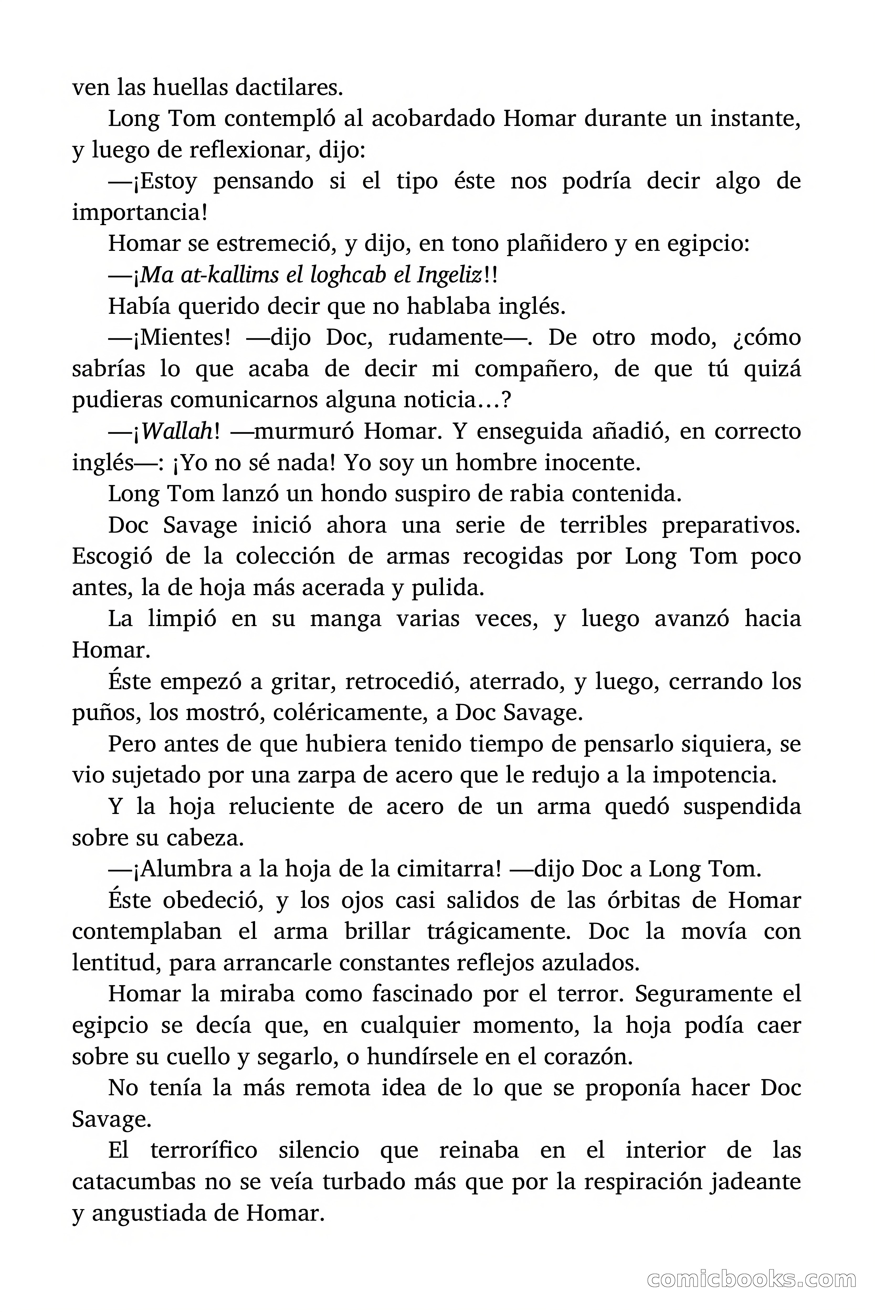 Doc Savage: El ogro del mar de los Sargazos — page 27 of 206
