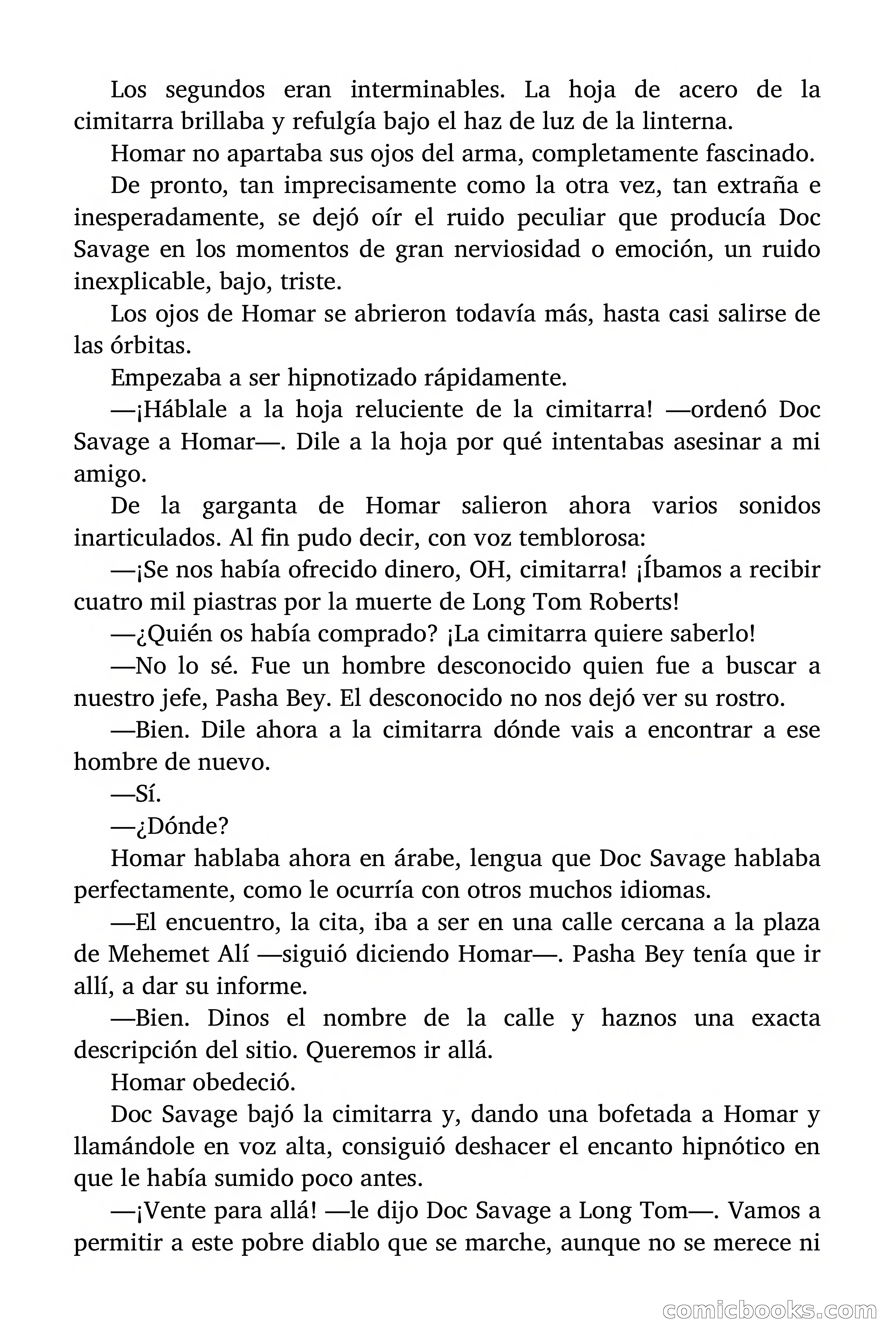 Doc Savage: El ogro del mar de los Sargazos — page 28 of 206