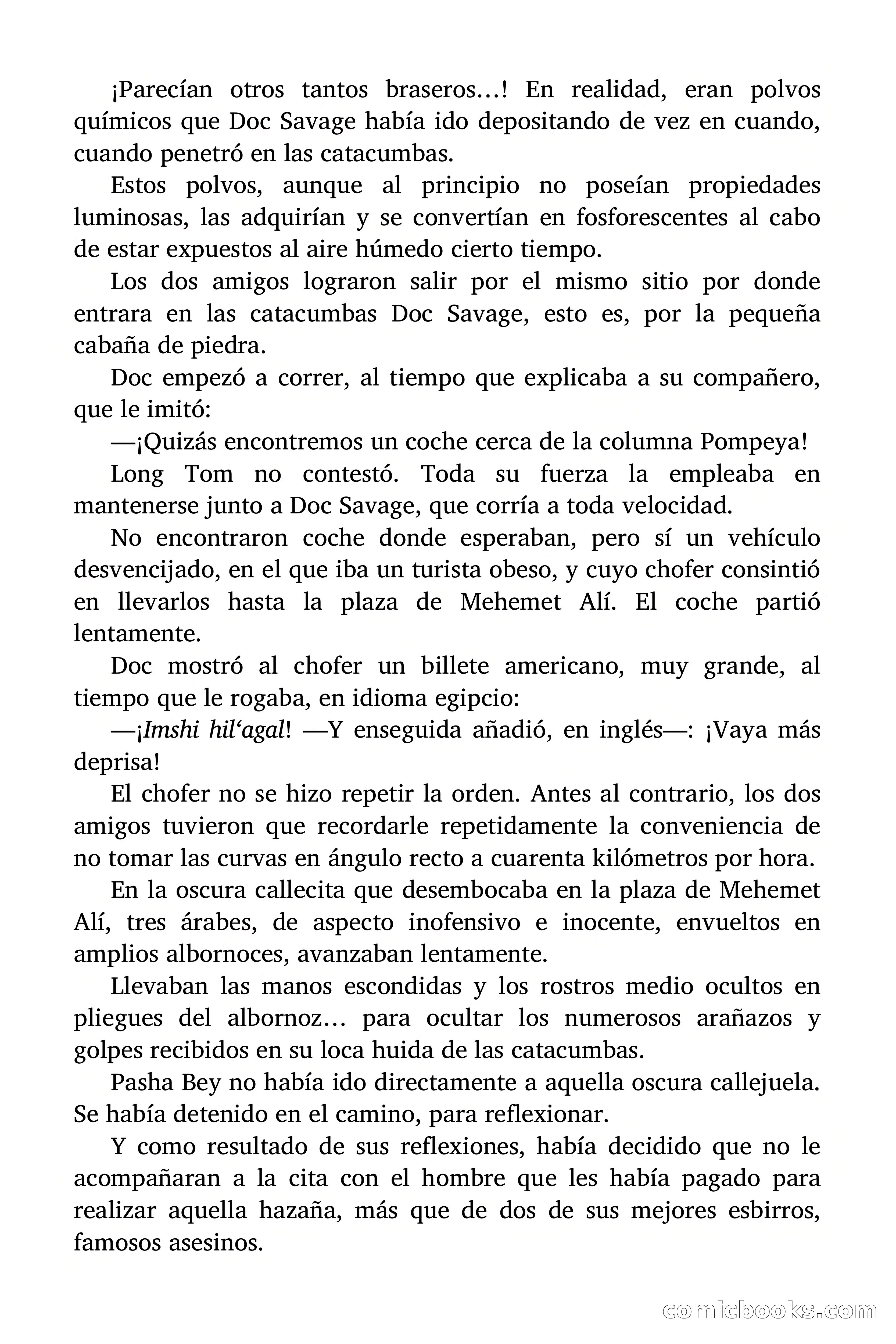 Doc Savage: El ogro del mar de los Sargazos — page 30 of 206