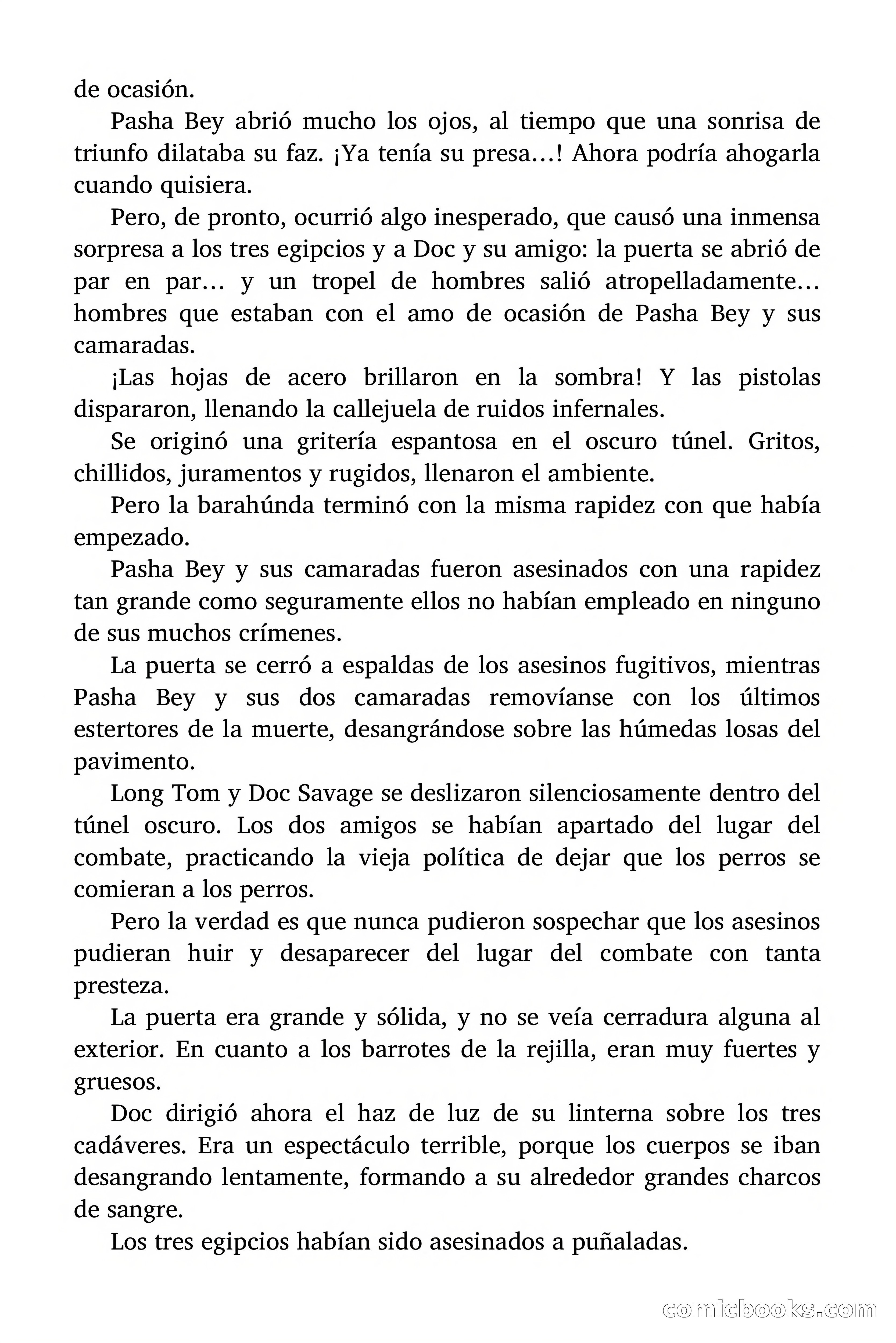 Doc Savage: El ogro del mar de los Sargazos — page 34 of 206