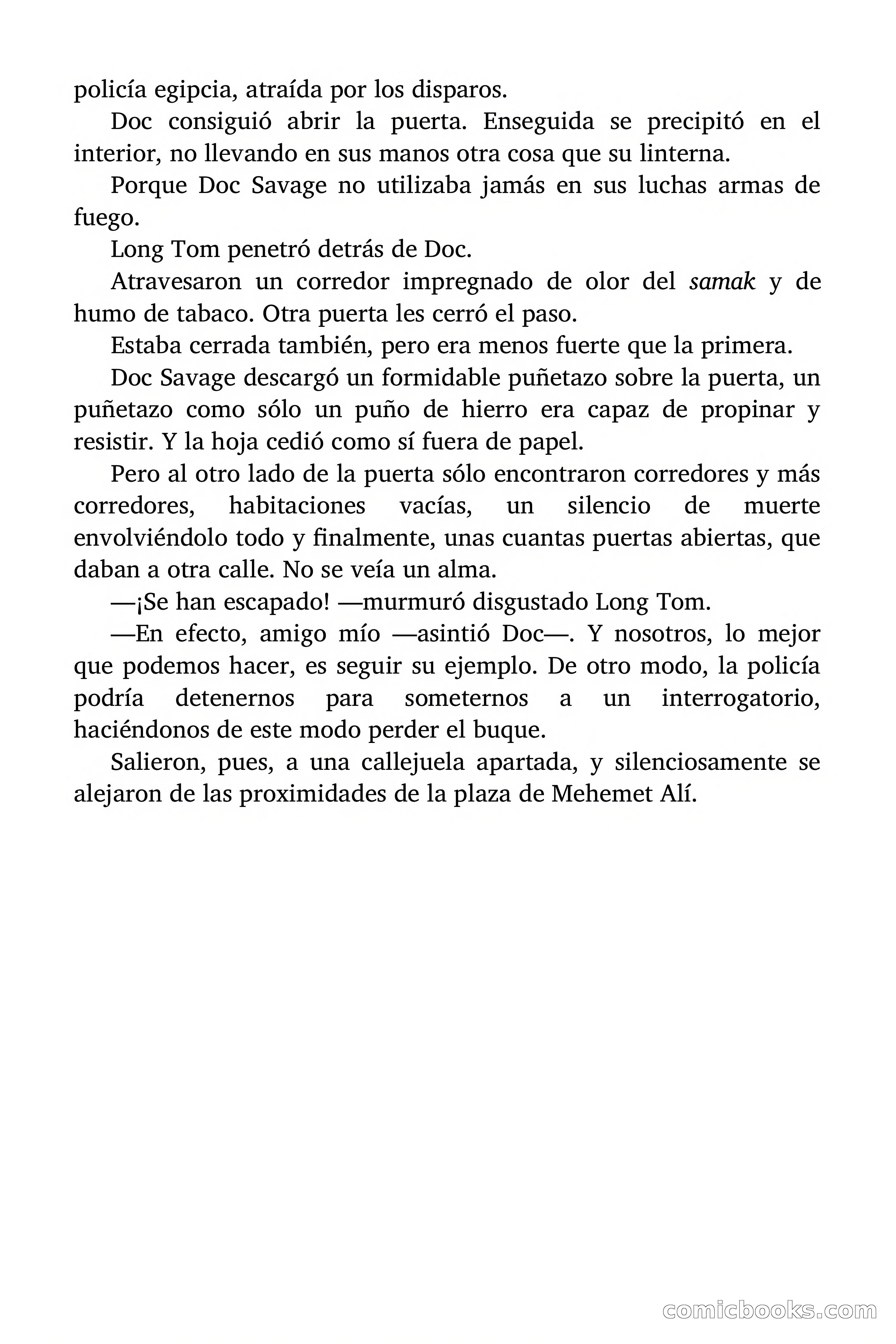 Doc Savage: El ogro del mar de los Sargazos — page 36 of 206