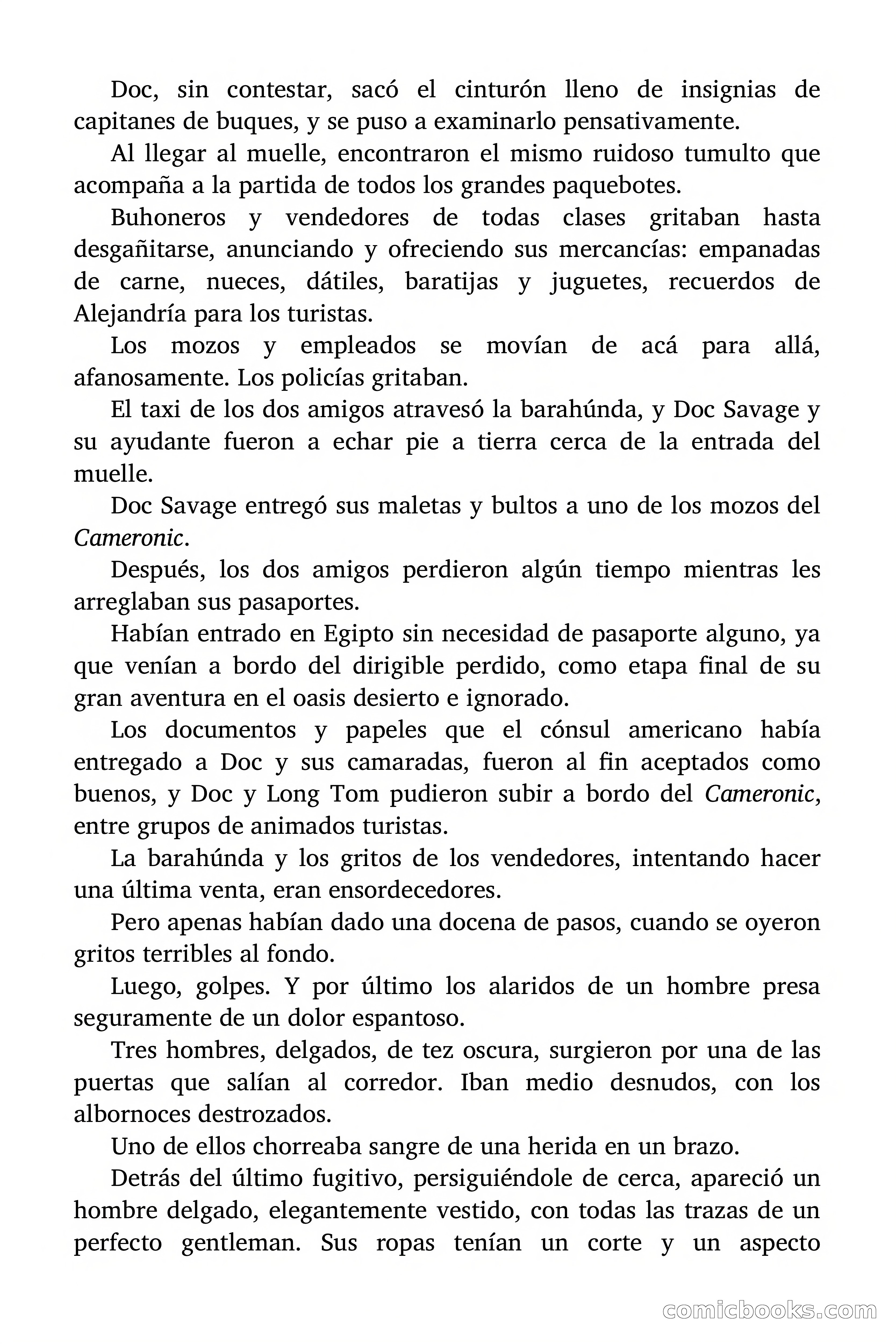 Doc Savage: El ogro del mar de los Sargazos — page 40 of 206