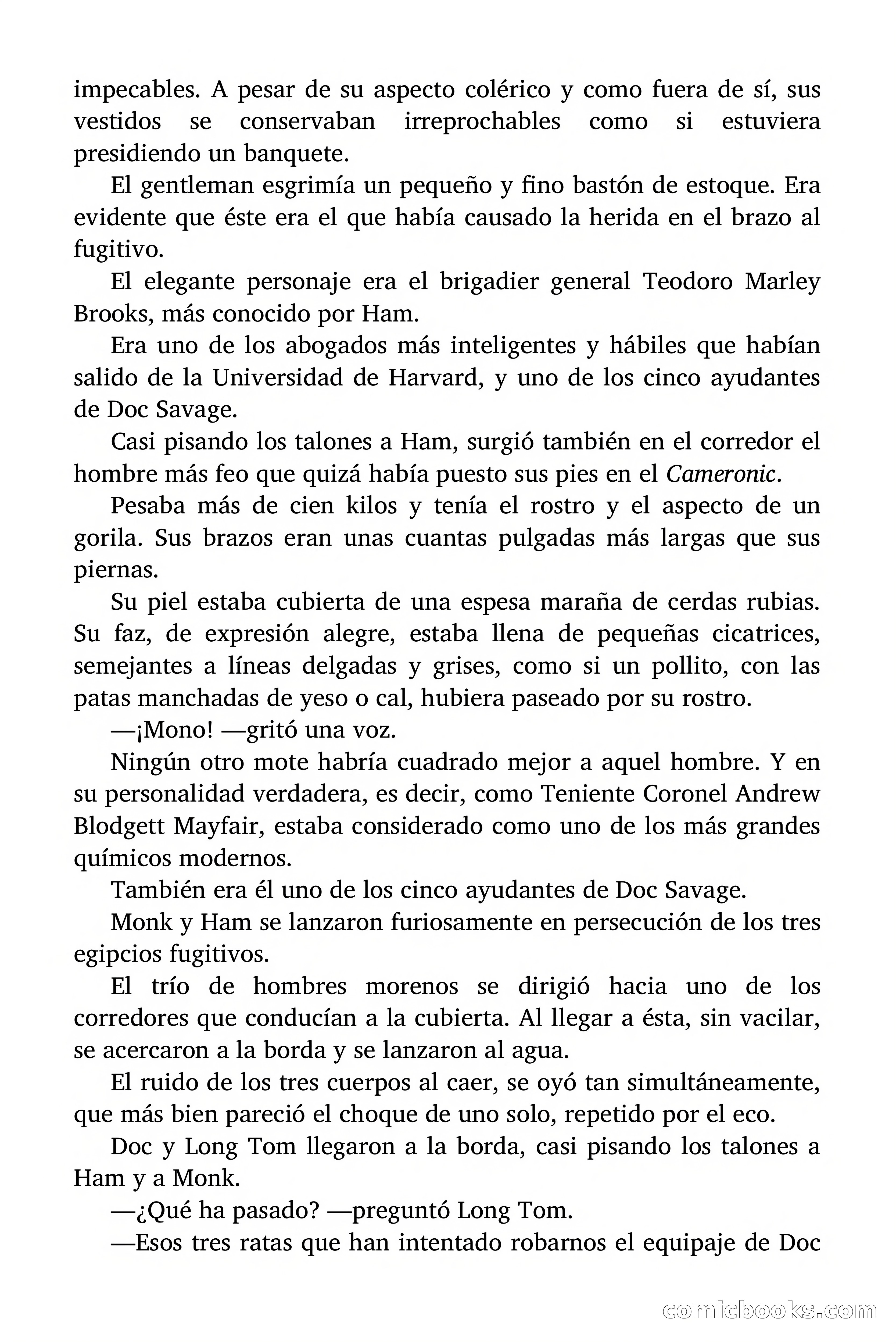 Doc Savage: El ogro del mar de los Sargazos — page 41 of 206