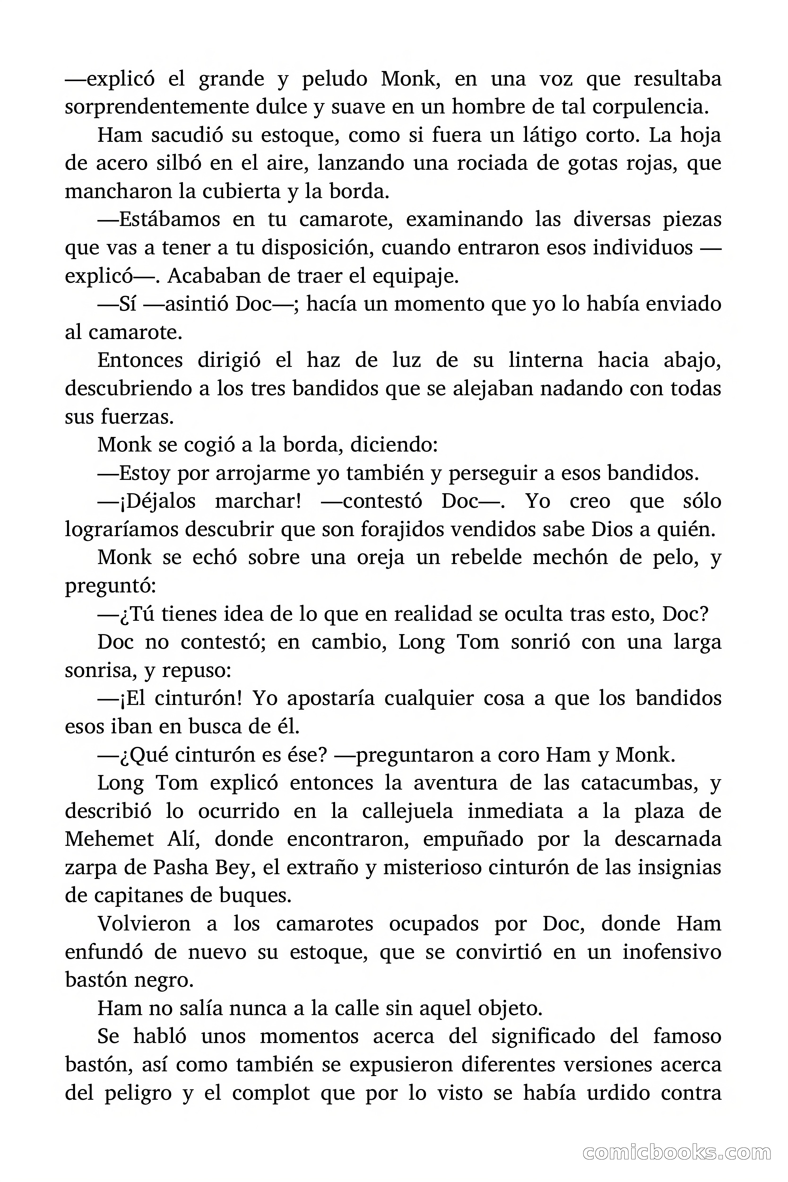 Doc Savage: El ogro del mar de los Sargazos — page 42 of 206