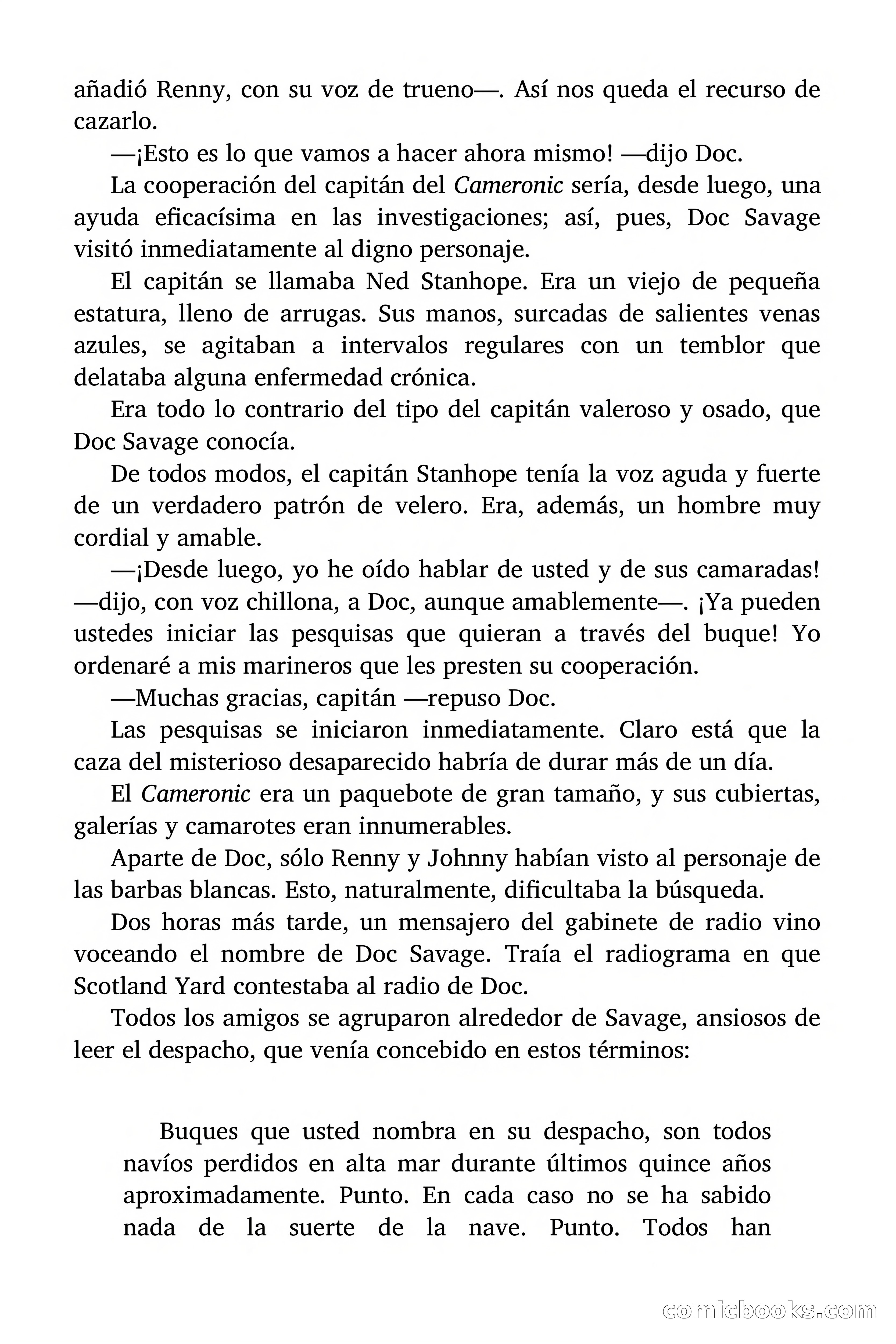 Doc Savage: El ogro del mar de los Sargazos — page 54 of 206
