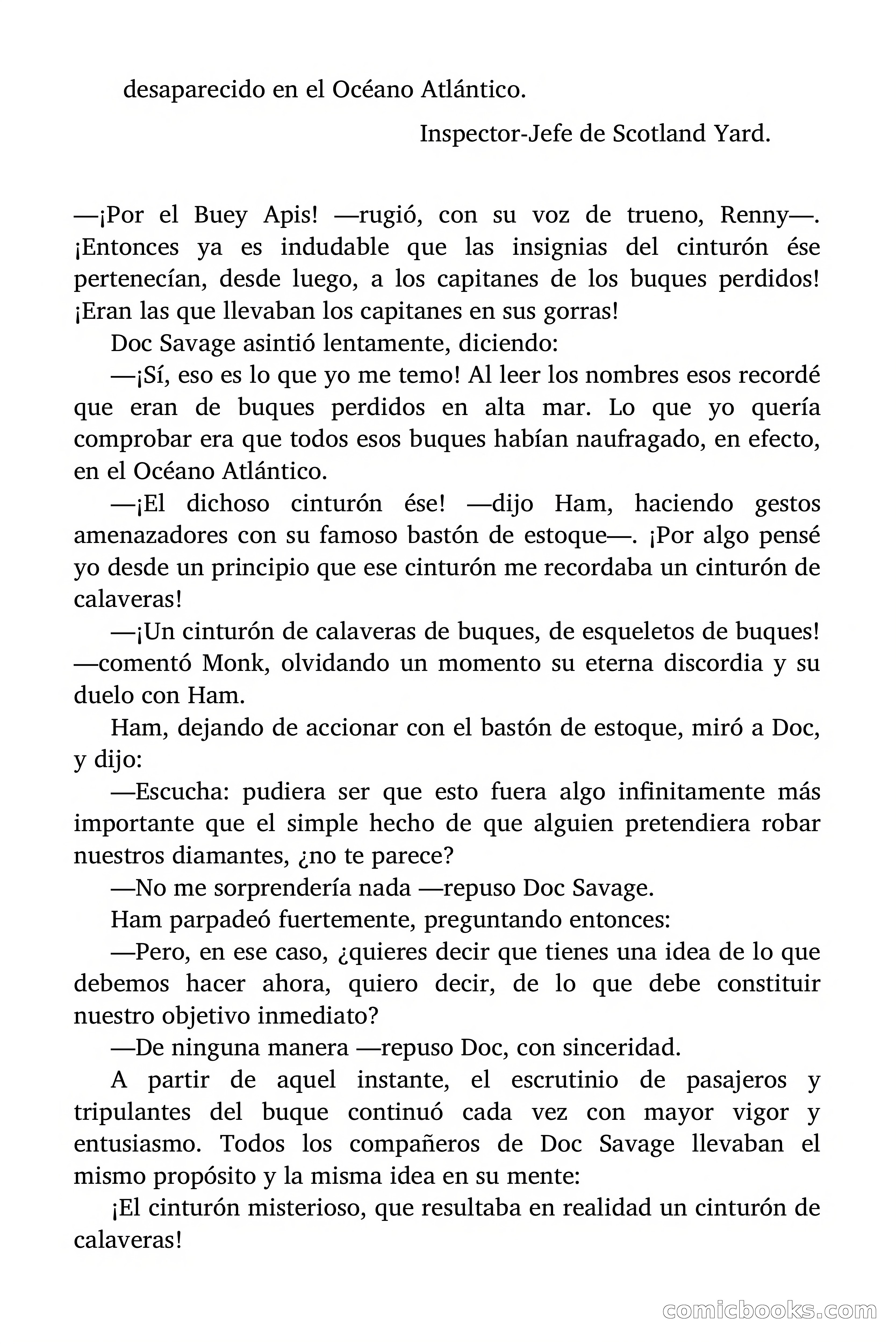 Doc Savage: El ogro del mar de los Sargazos — page 55 of 206
