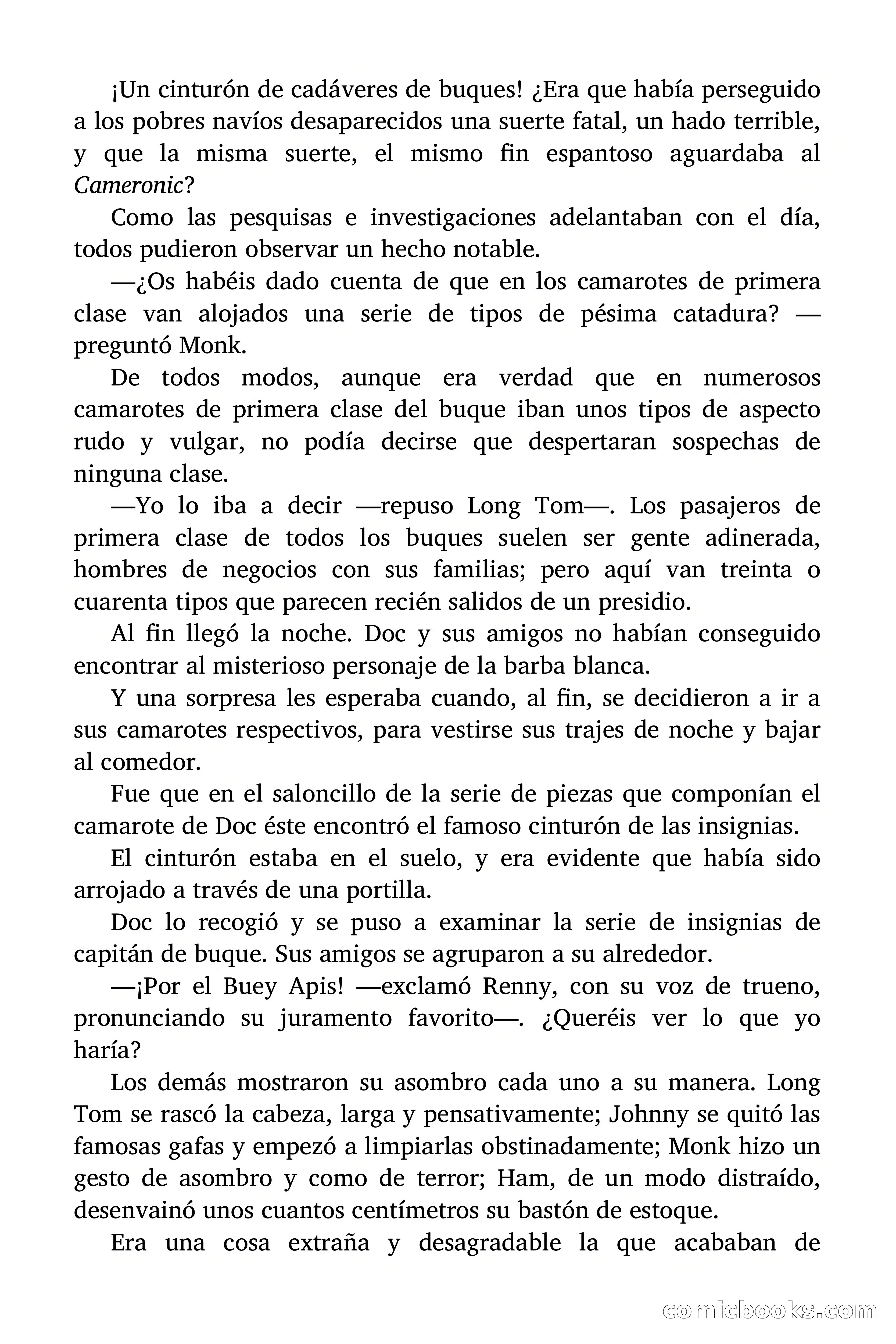 Doc Savage: El ogro del mar de los Sargazos — page 56 of 206