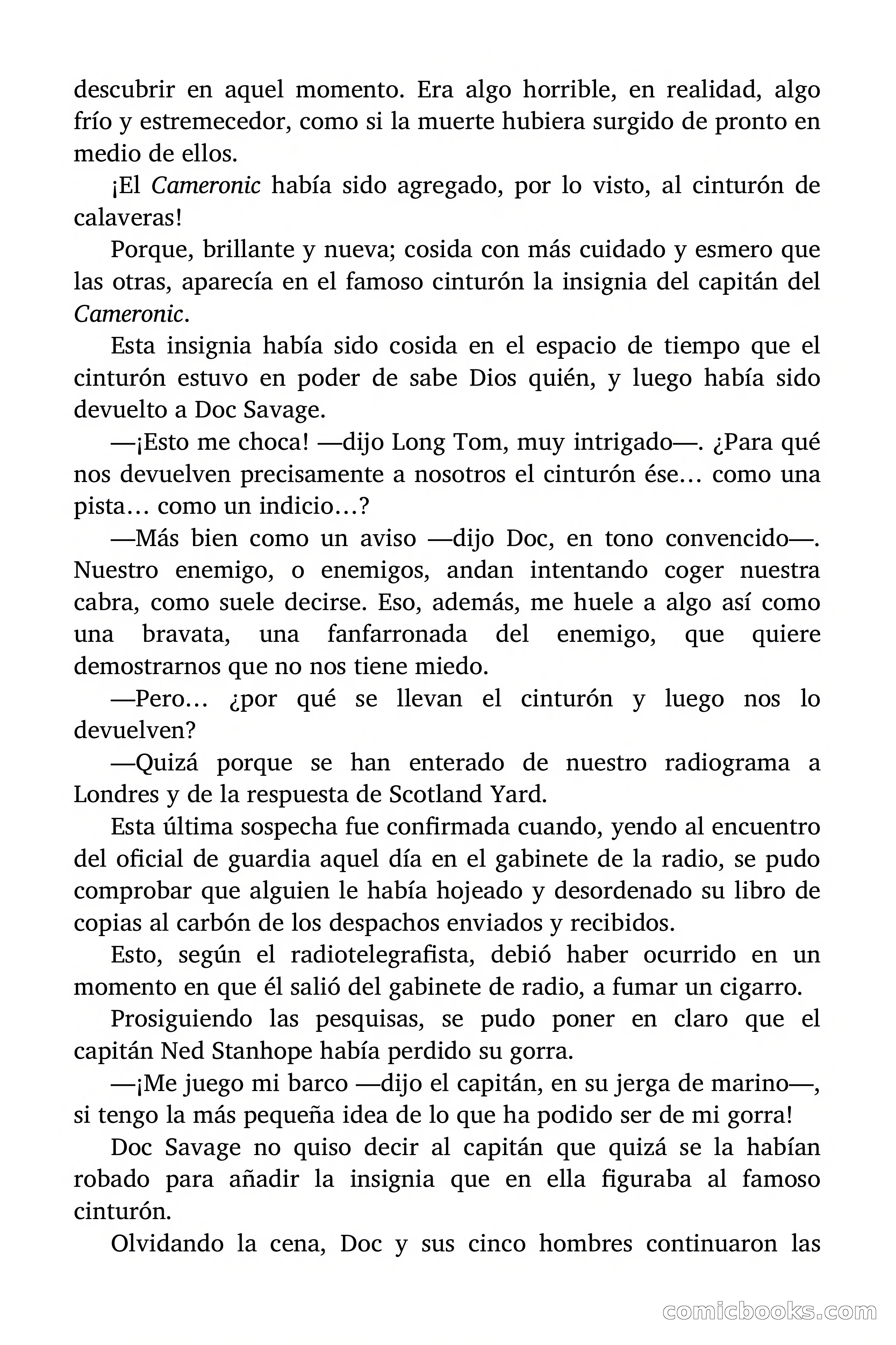 Doc Savage: El ogro del mar de los Sargazos — page 57 of 206