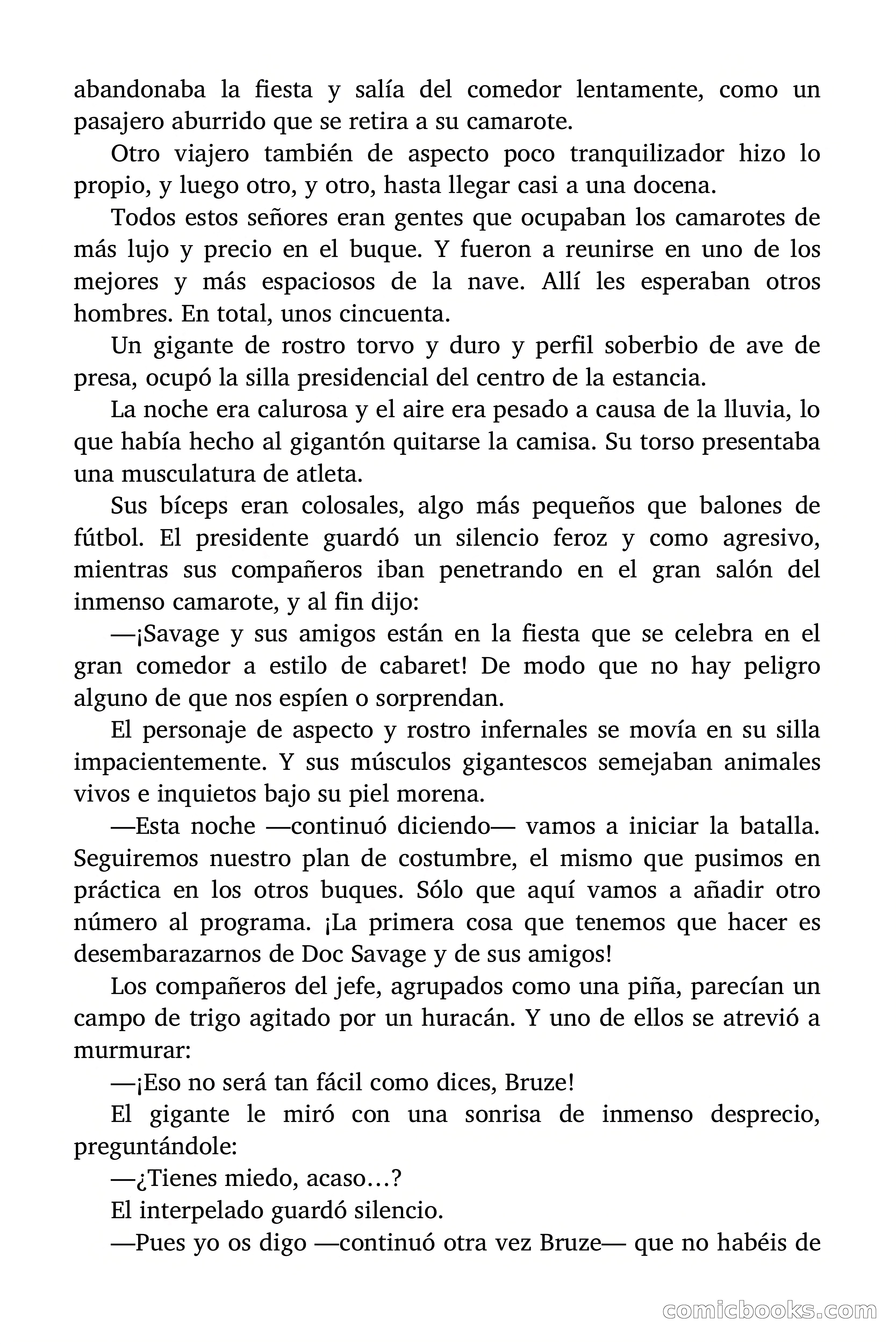Doc Savage: El ogro del mar de los Sargazos — page 60 of 206