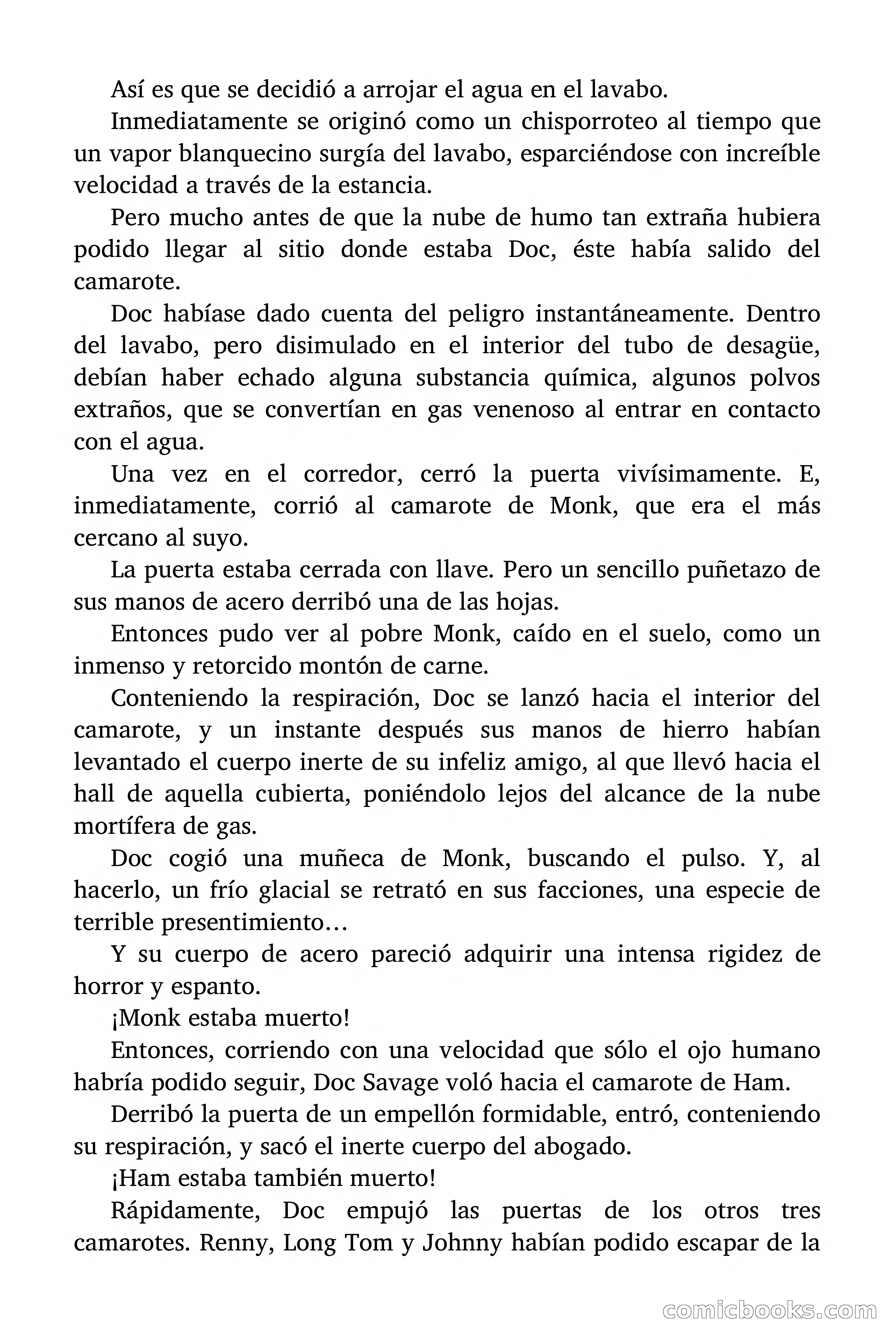 Doc Savage: El ogro del mar de los Sargazos — page 63 of 206
