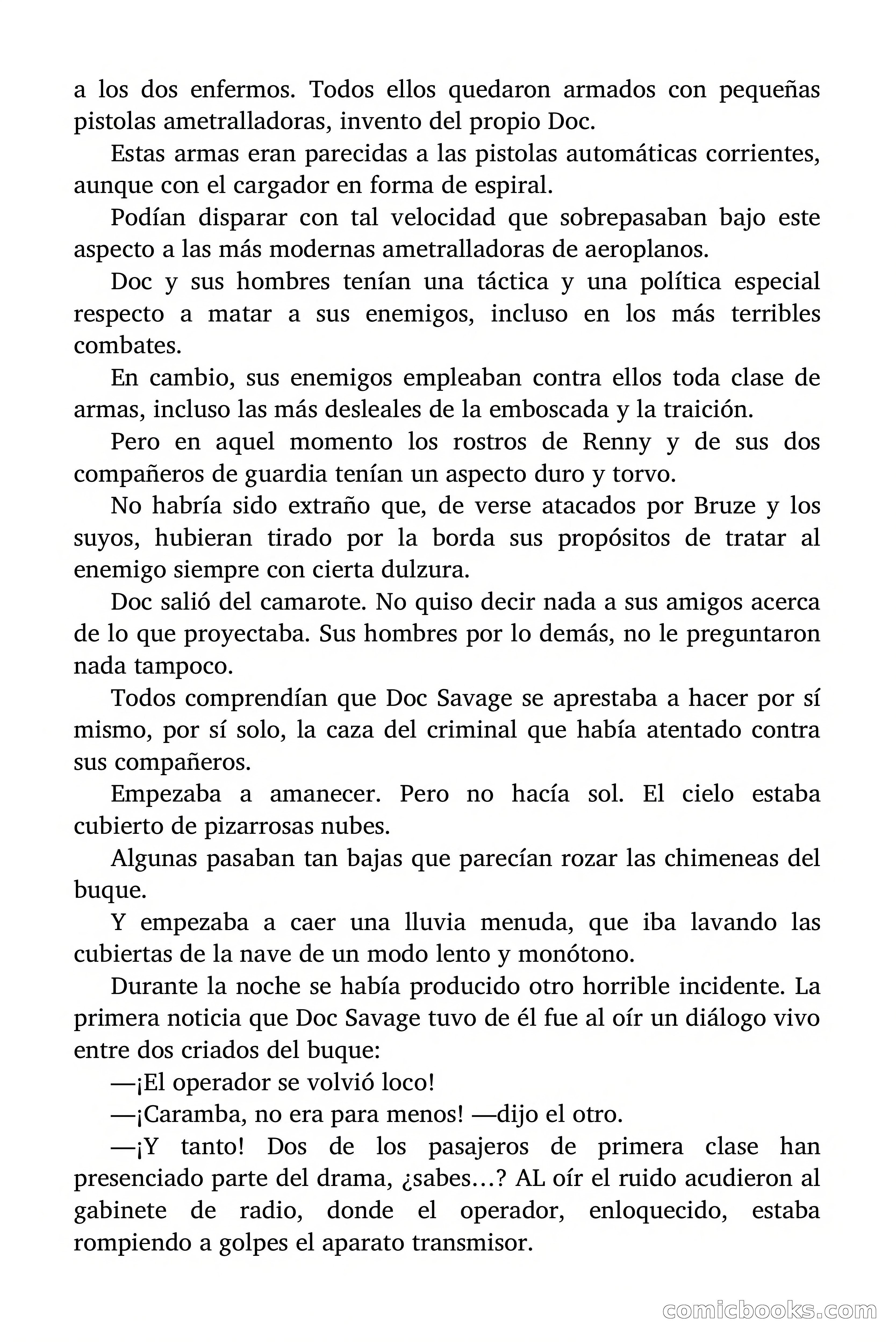 Doc Savage: El ogro del mar de los Sargazos — page 66 of 206