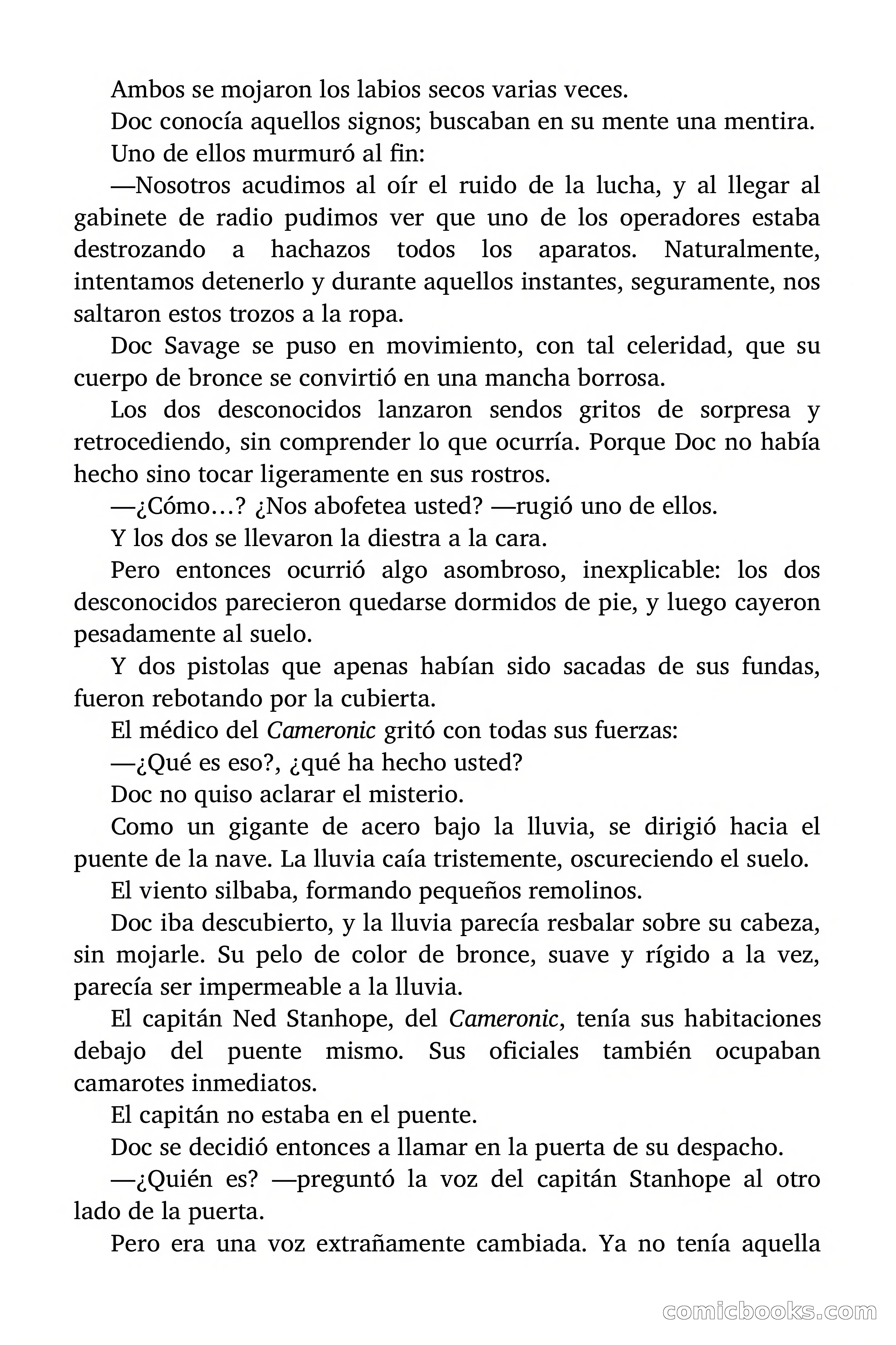Doc Savage: El ogro del mar de los Sargazos — page 69 of 206