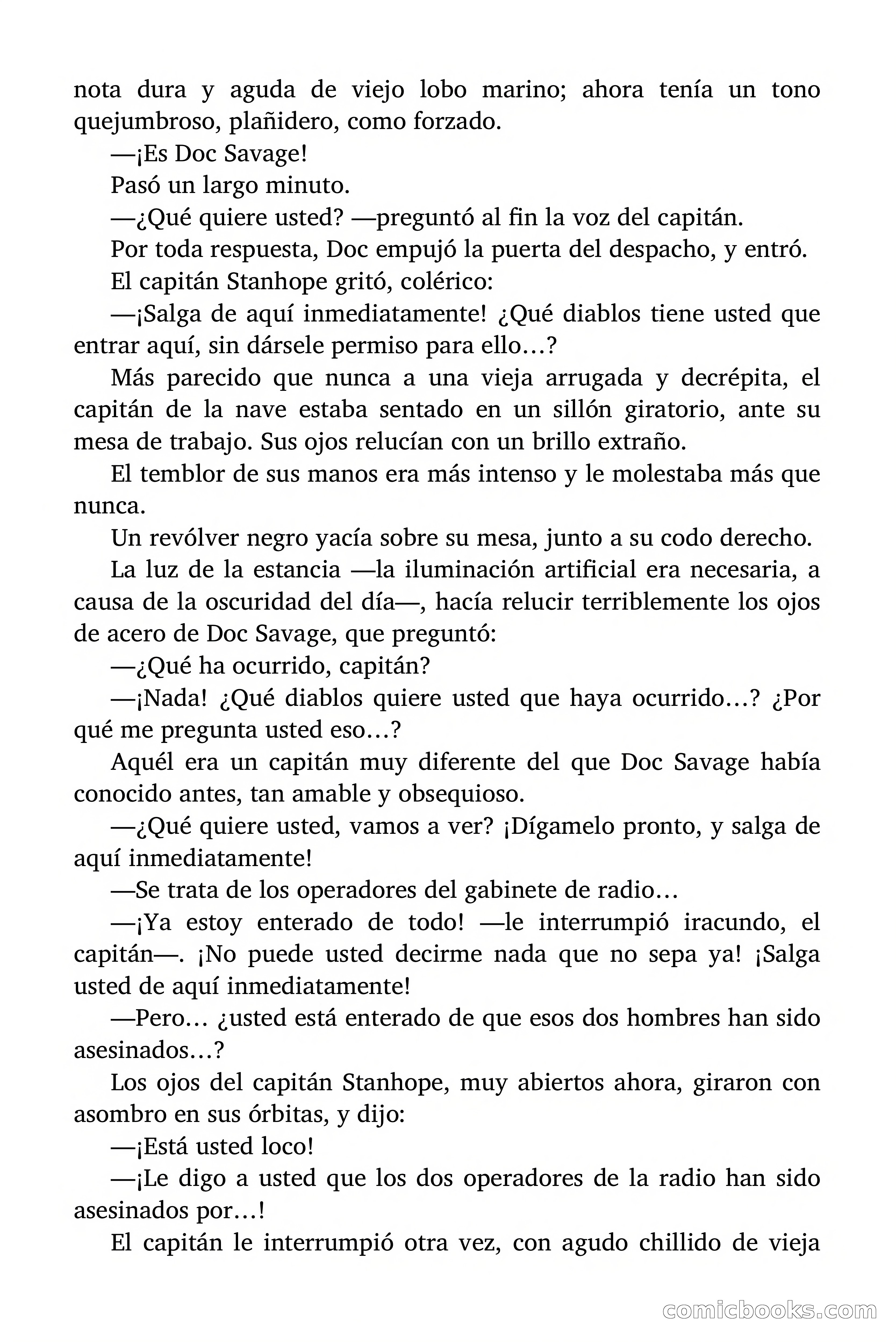 Doc Savage: El ogro del mar de los Sargazos — page 70 of 206