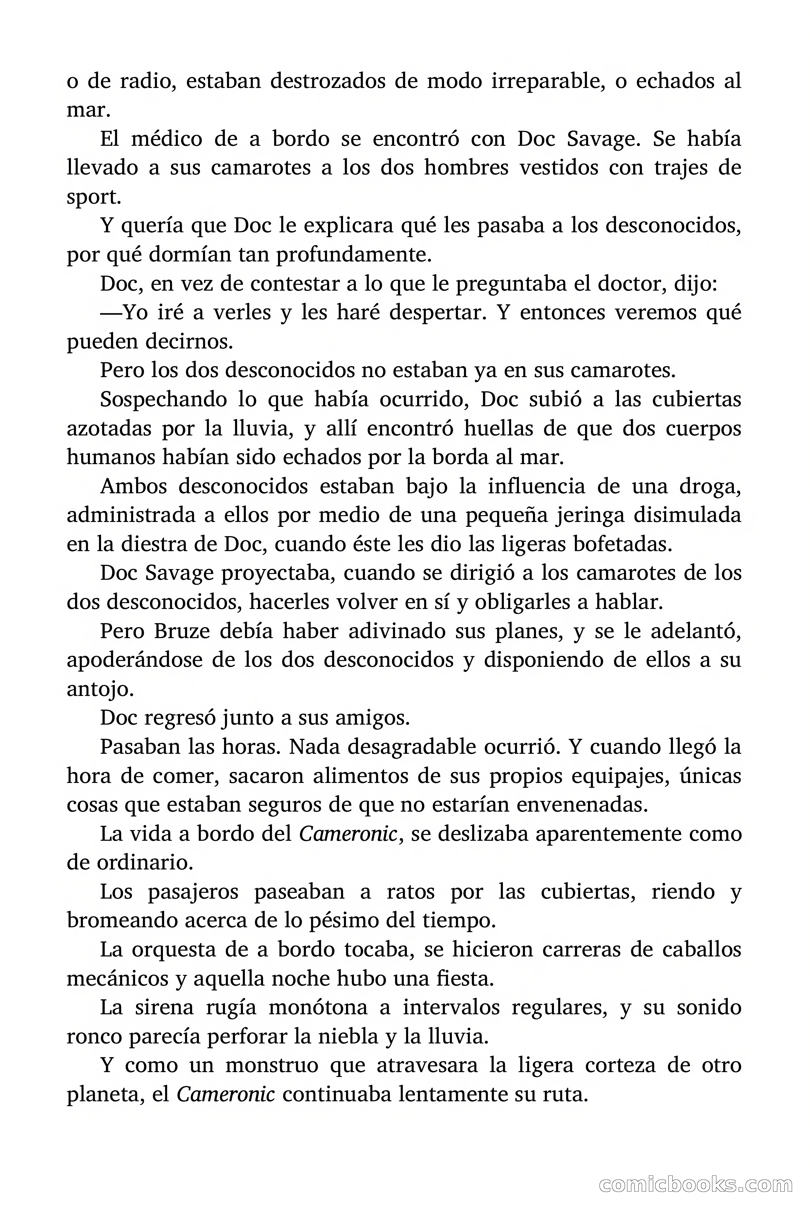 Doc Savage: El ogro del mar de los Sargazos — page 72 of 206